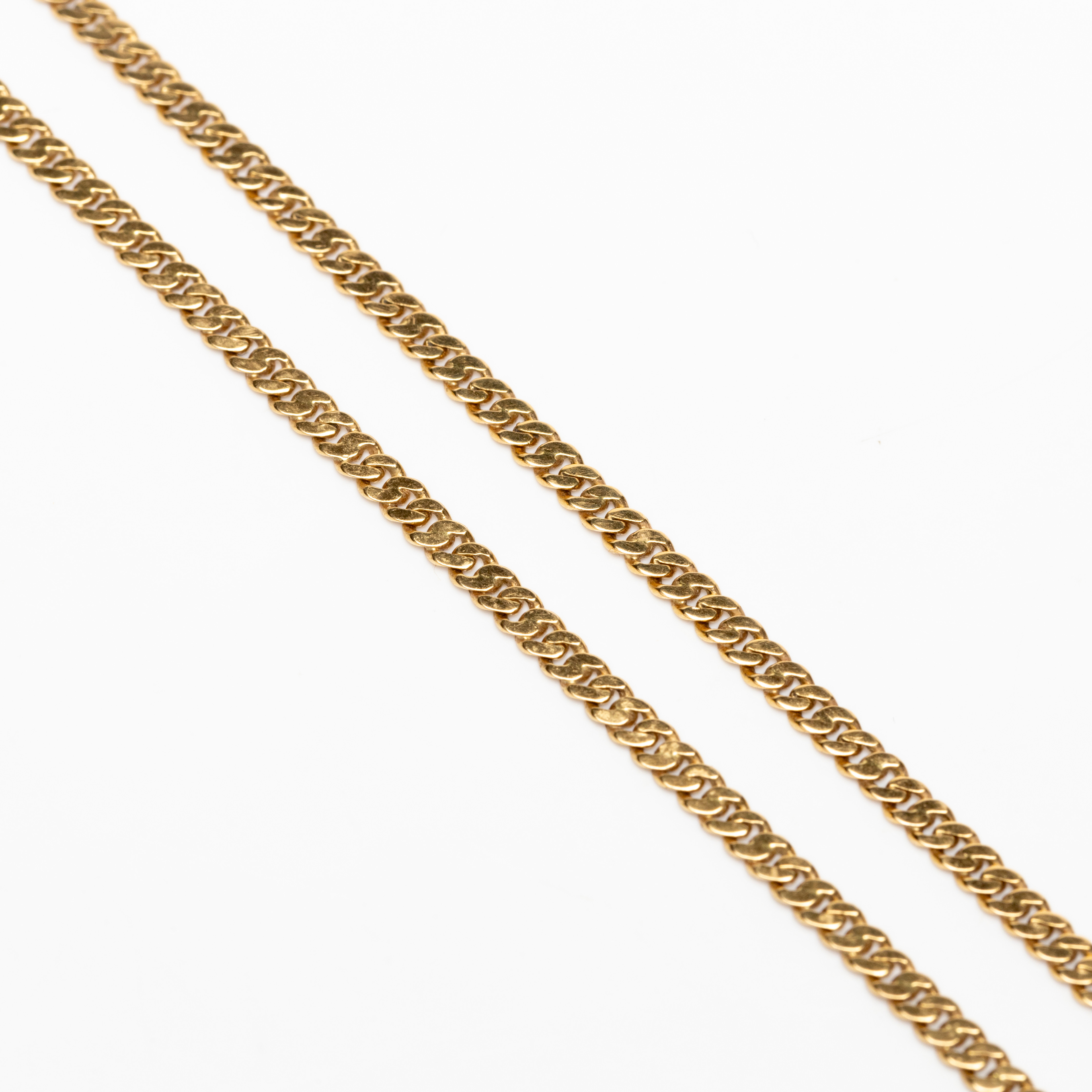 HALSKEDJA, 18K guld, 1900-talets andra hälft.
