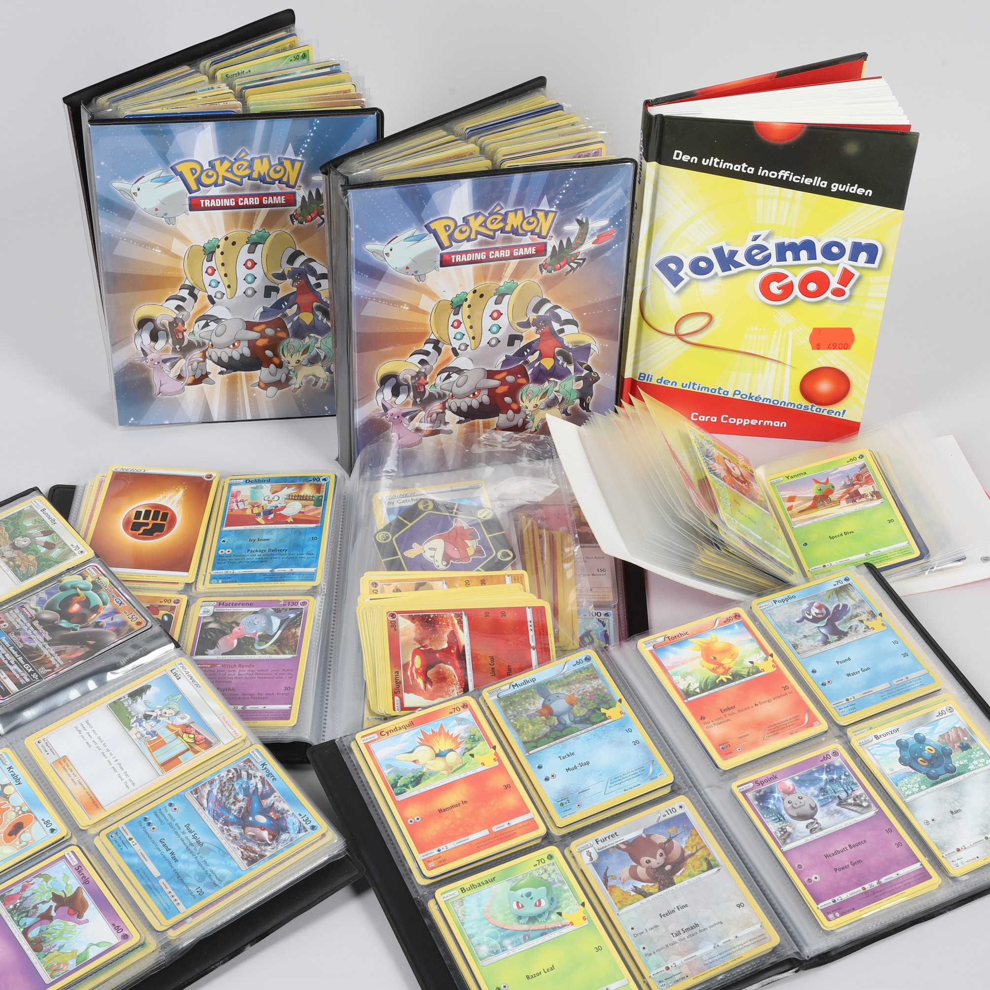 SAMLARBILDER OCH BOK, ca 990 st pokémonkort, Pokémon, 1990/2000-tal.