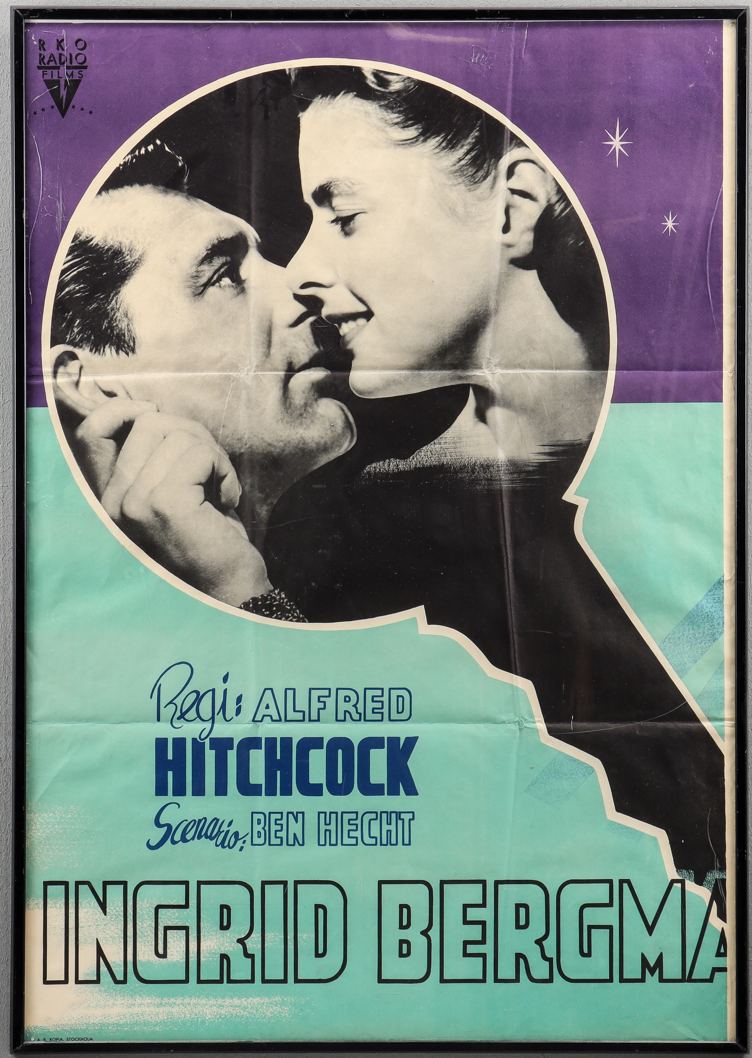 FILMAFFISCH Ingrid Bergman.