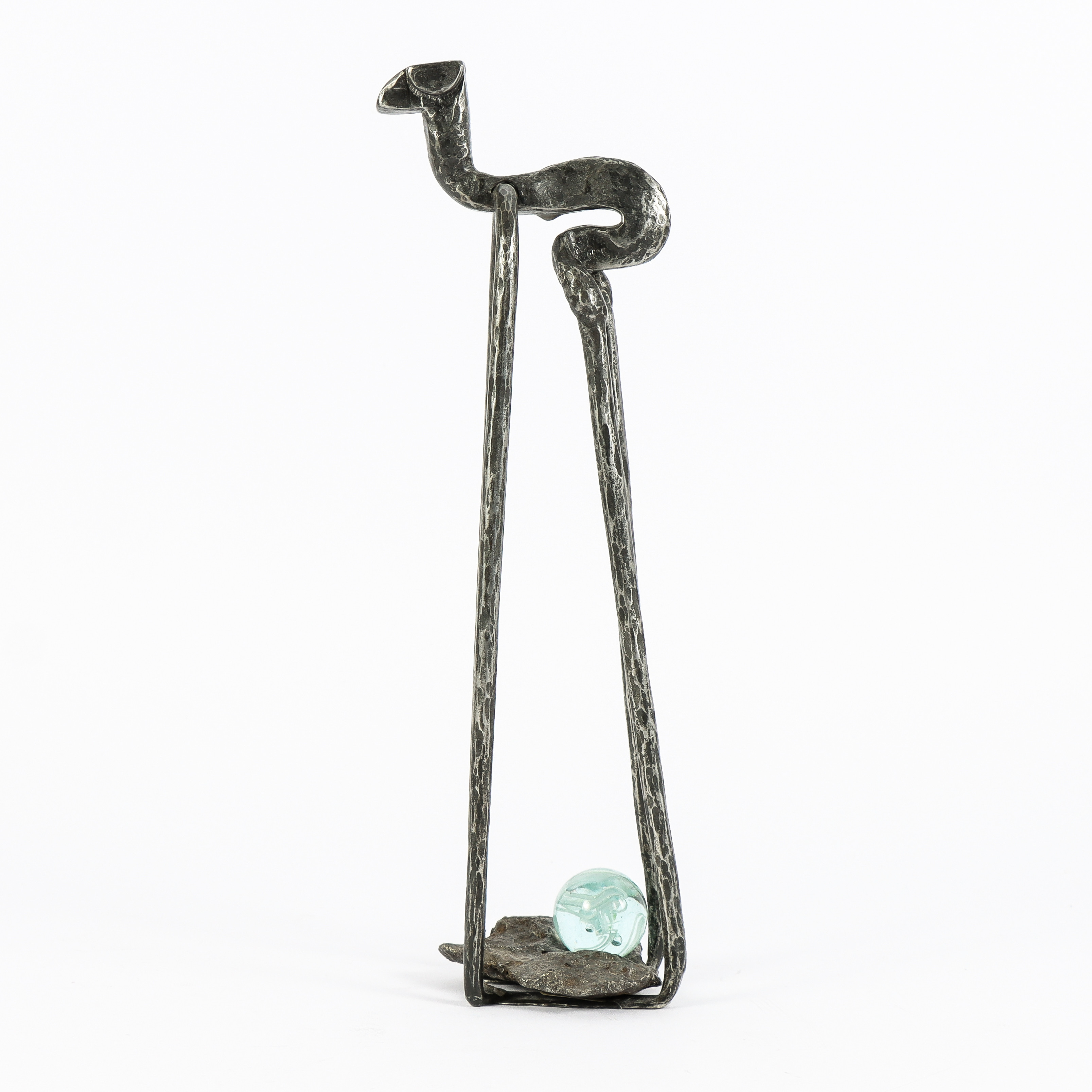 PERTTI NYQVIST. Skulptur smide, Nautilus.