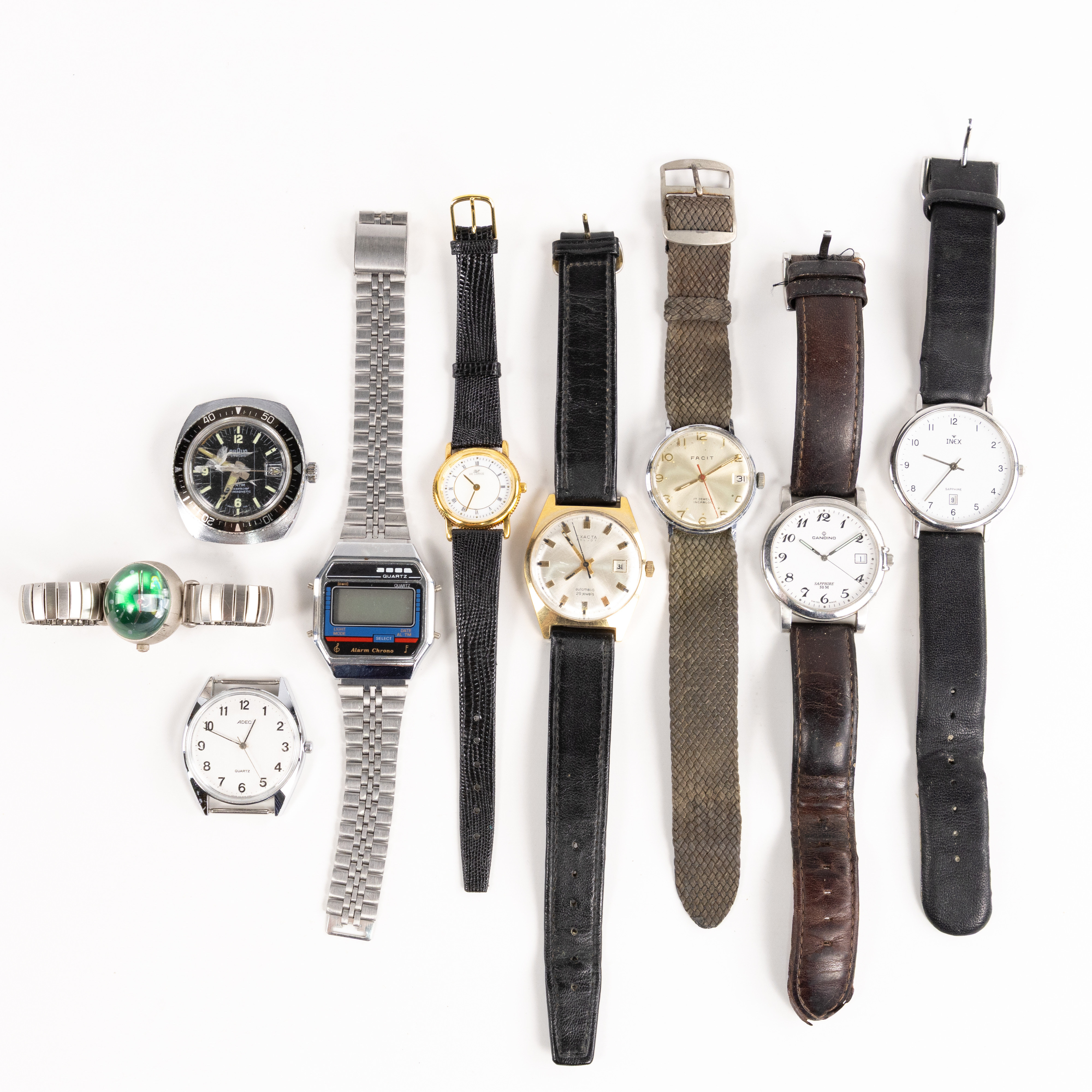 ARMBANDSUR, 9 st, bla Braun, Candino.