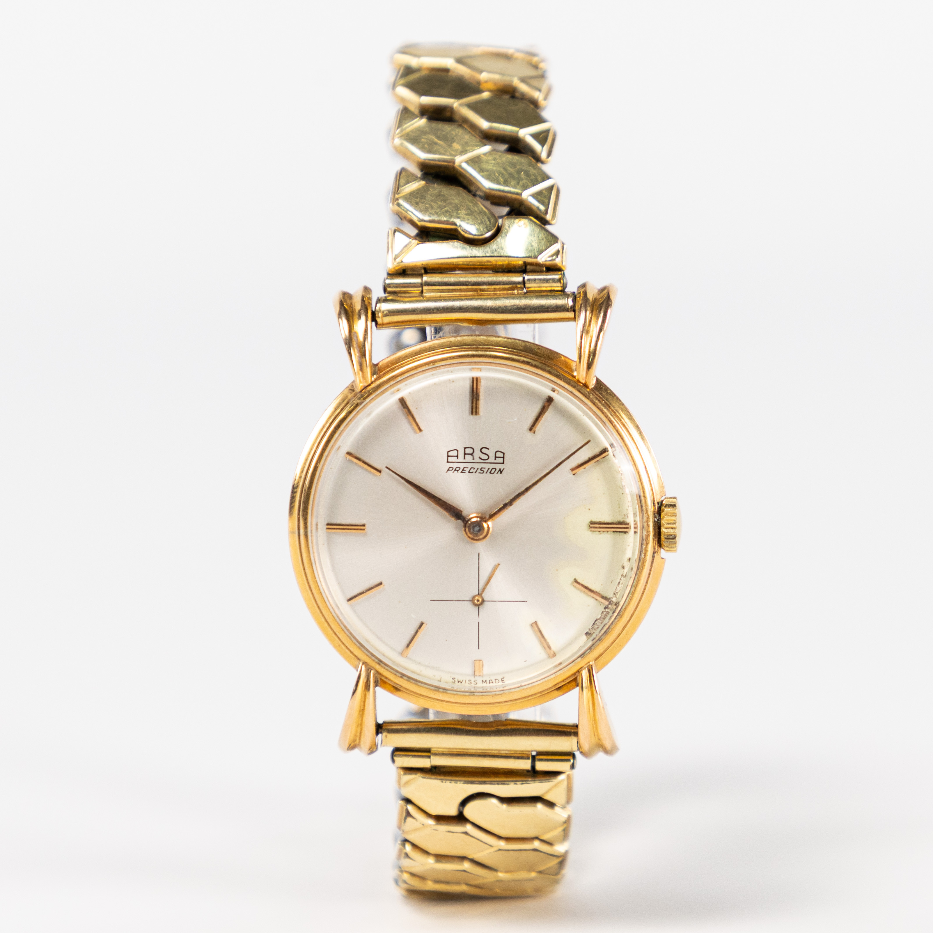 ARSA PRECISION. 33 mm, 18k guld, 50-tal.