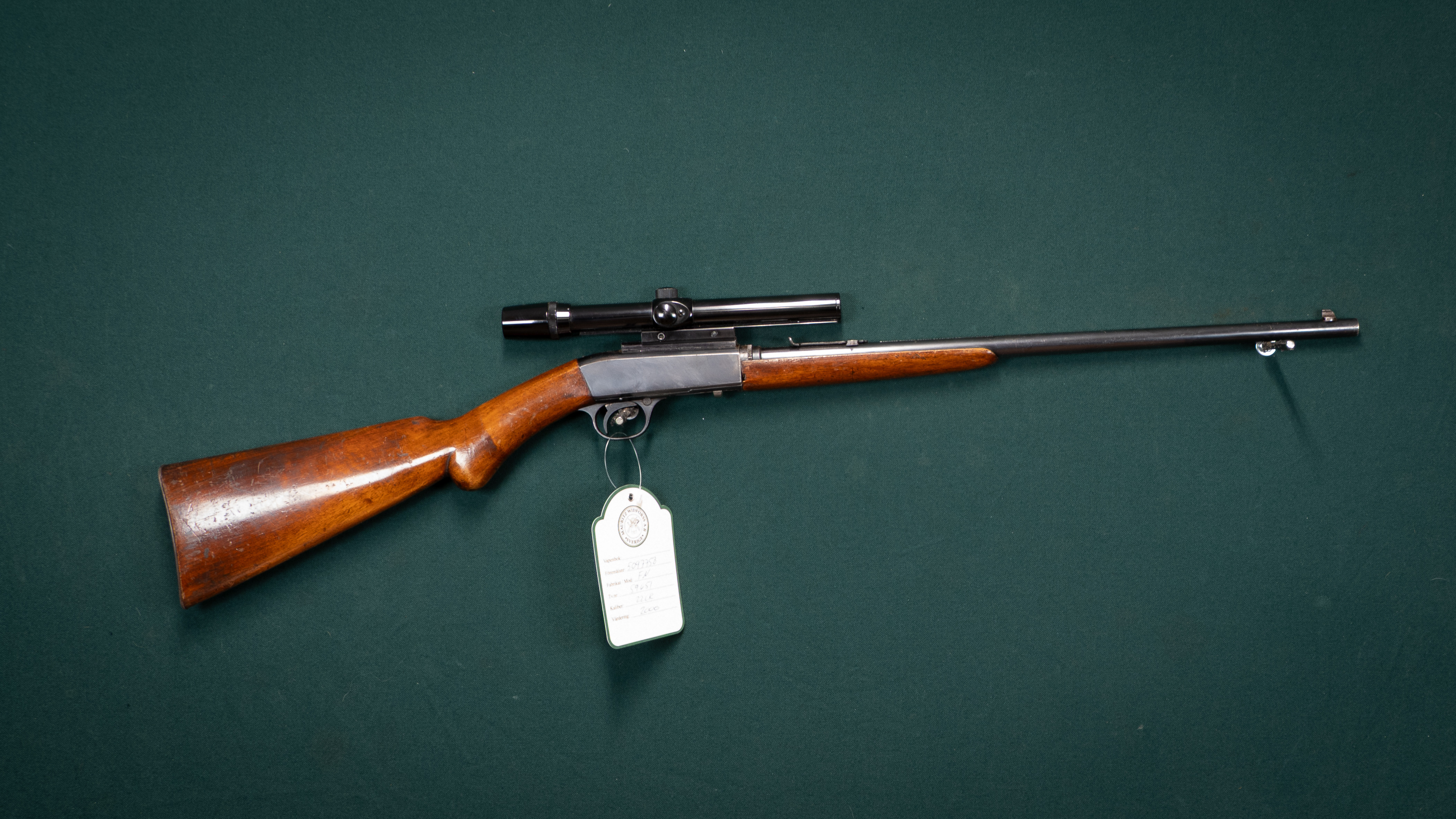 Fn Bar Kaliber 22lR . Tillv.nr. 59651.