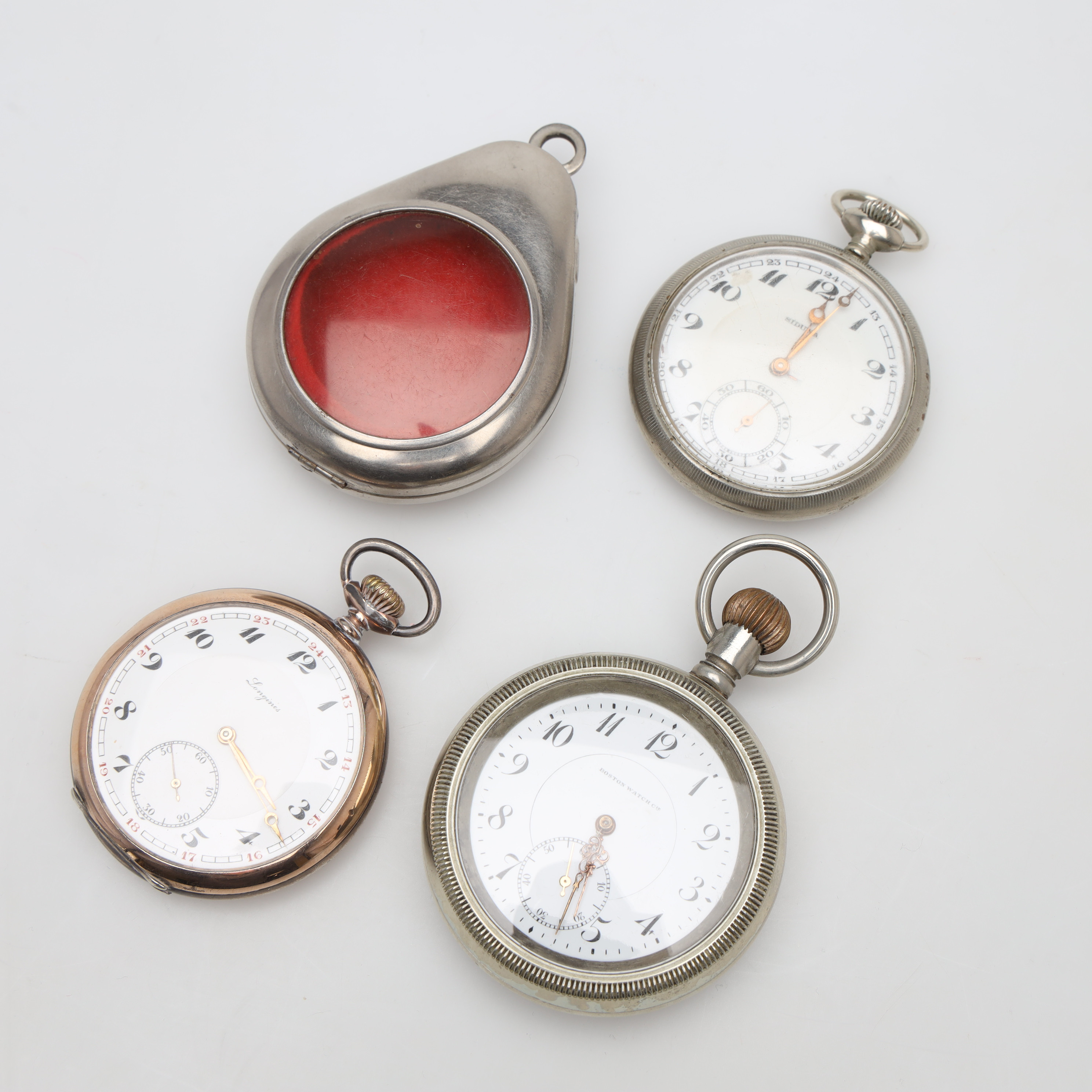 FICKUR 3 stycken, Boston Watch co, Longines, Siduna.