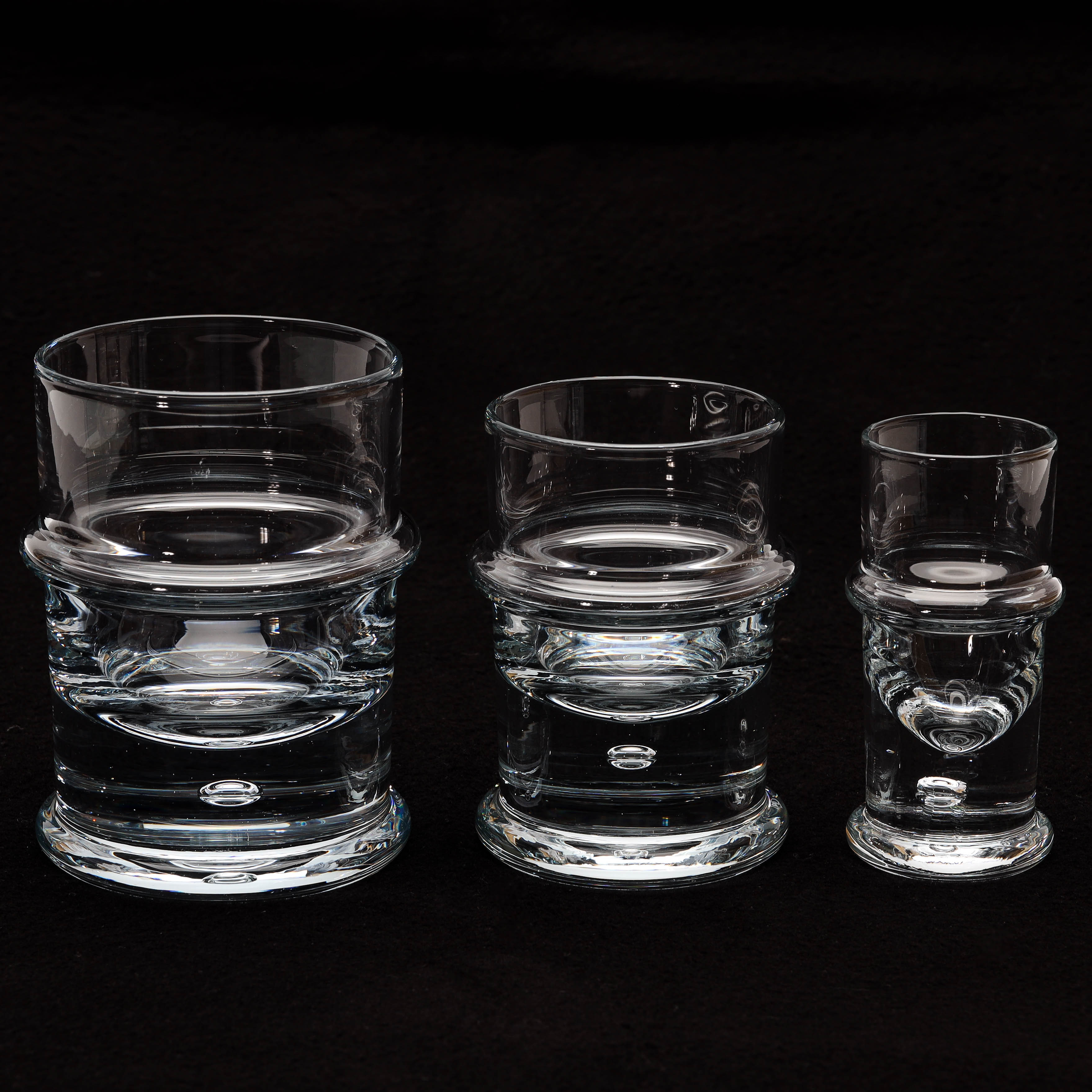 SIDSE WERNER. SERVISDELAR, 48 delar, "Regiment", glas, Holmegaard, Danmark.