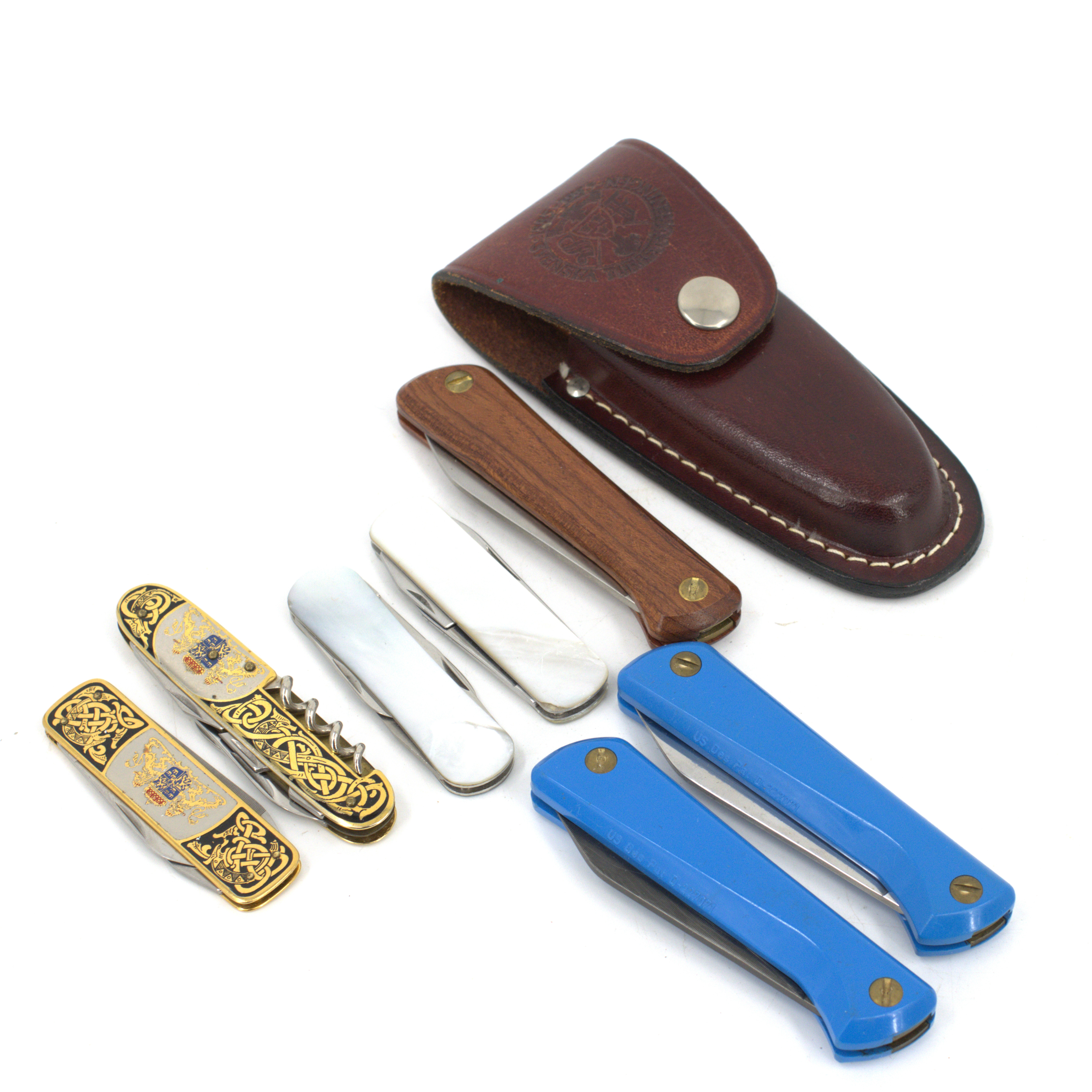 FICKKNIVAR, 8 st, olika material, Eka, nutida.