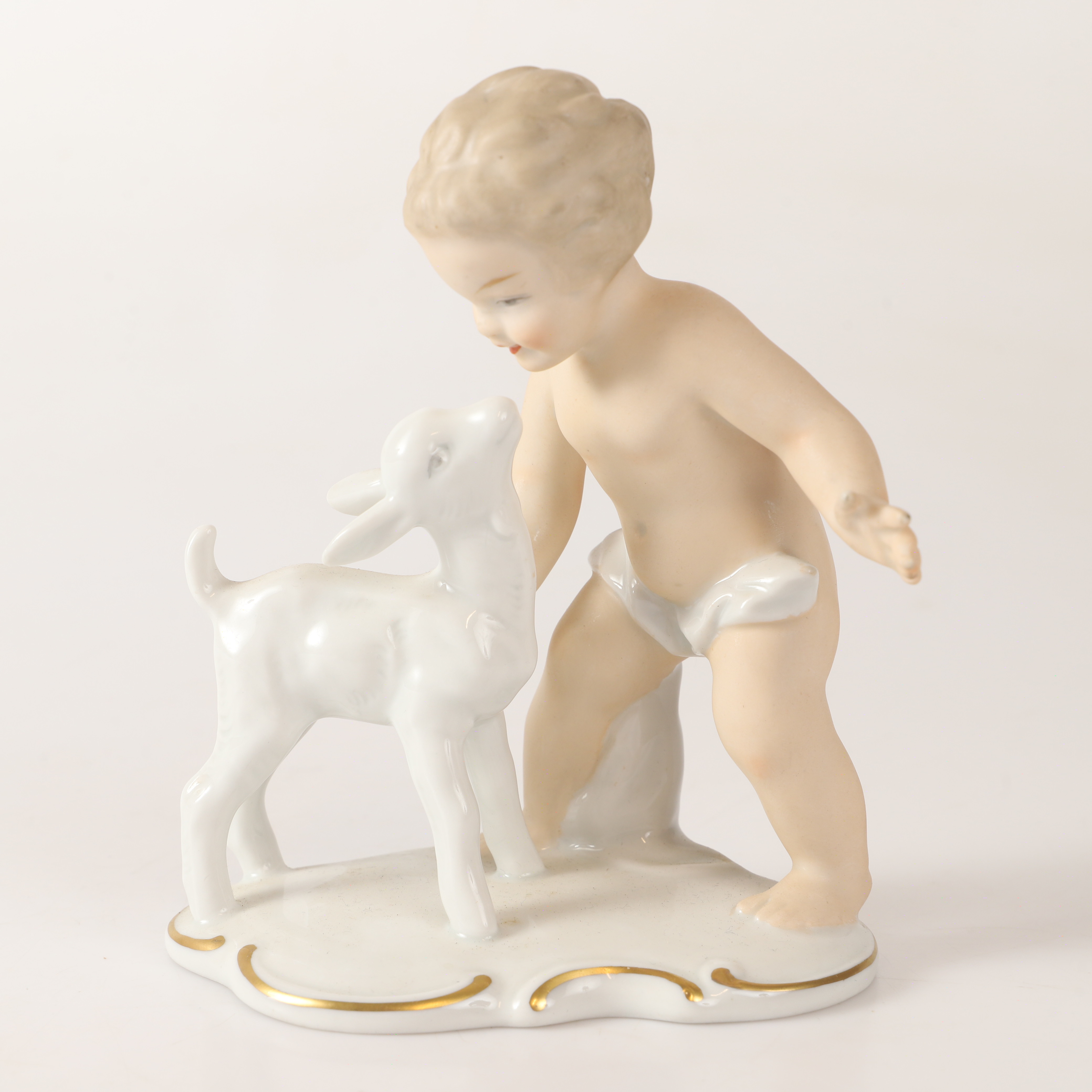 FIGURIN, porslin, Wallendorf, Tyskland.