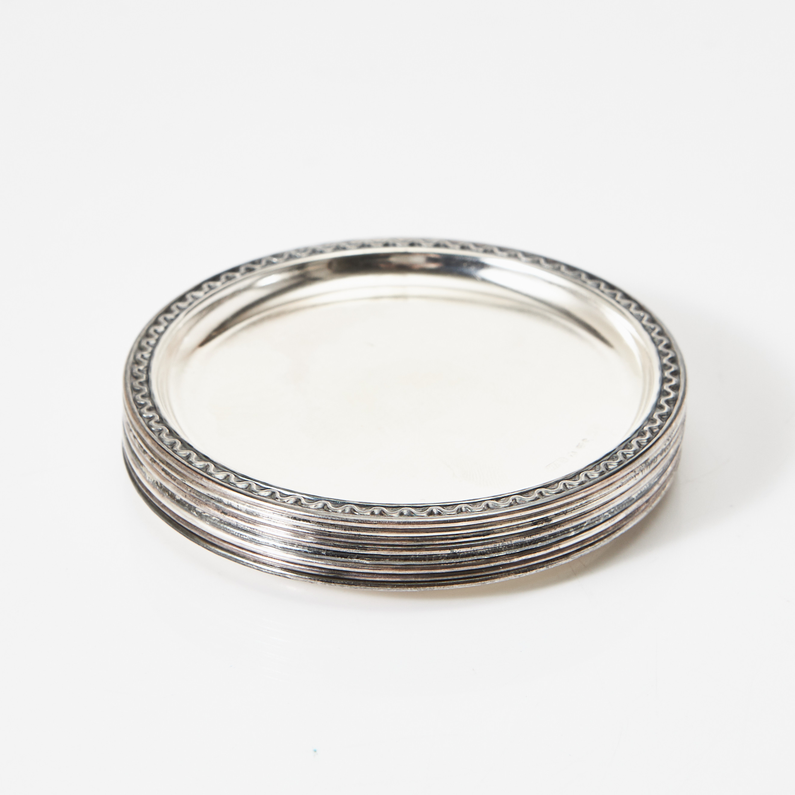 COASTER, 8 st., silver, GAB, Stockholm, 1967.