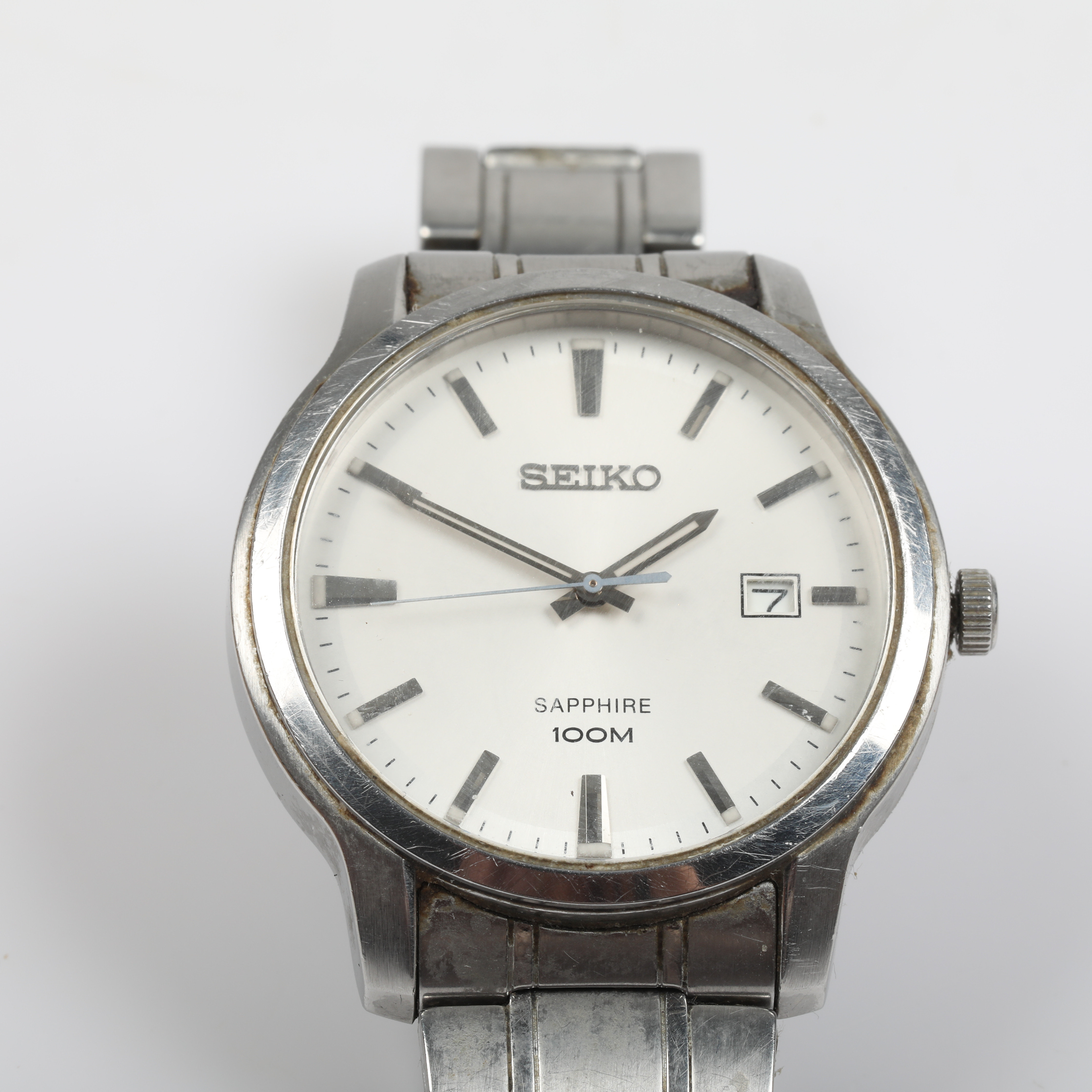 ARMBANDSUR, Seiko Sapphire, stål.