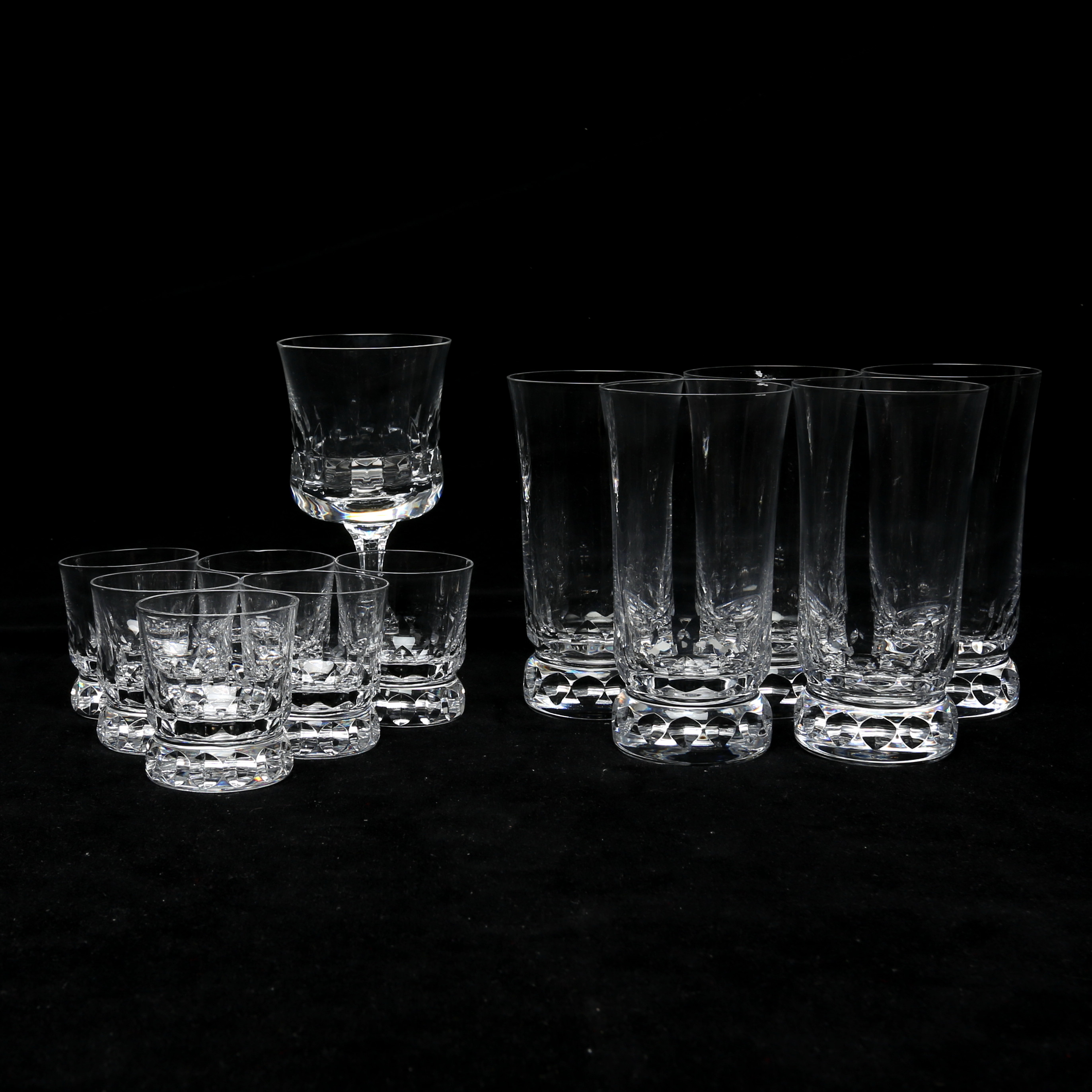 GÖRAN WÄRFF. SERVISDELAR, 12 st, glas, Kosta "Prince".