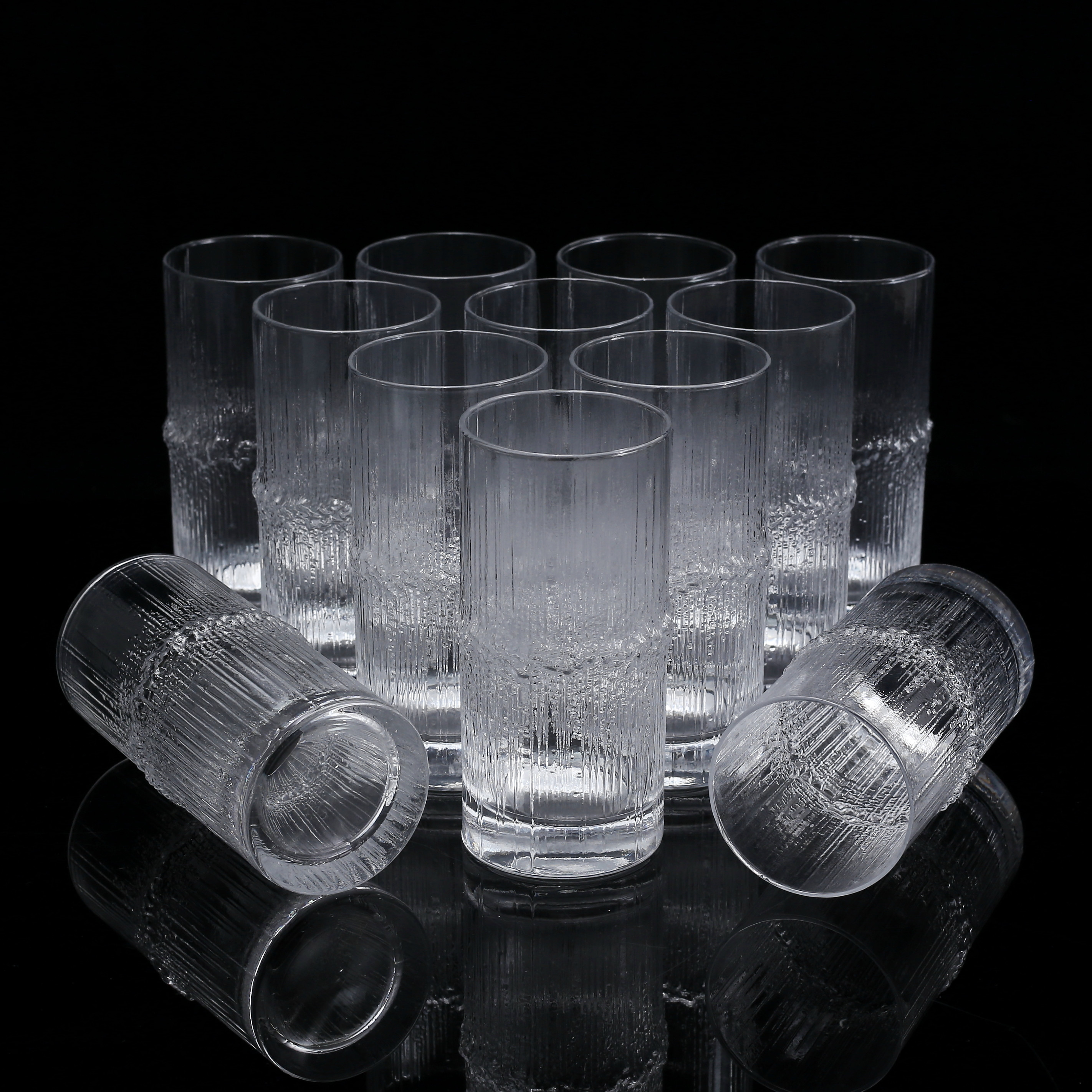 TAPIO WIRKKALA. Grogglas, 12 stycken, "Niva", Iittala, Finland.