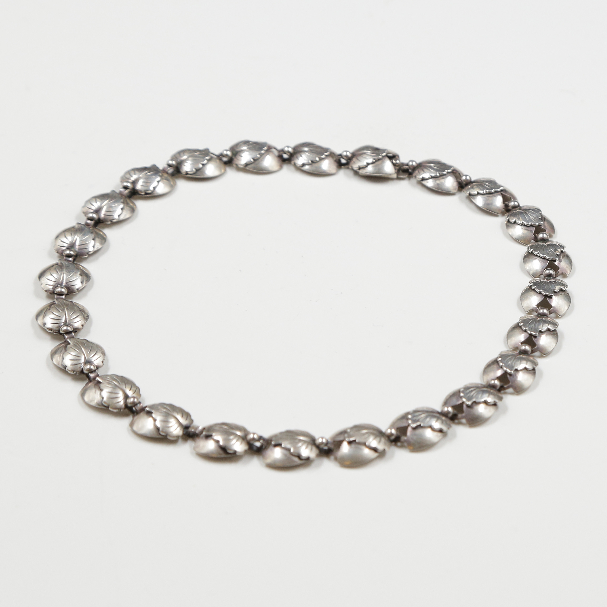 COLLIER, STERLINGSILVER, DANMARK.