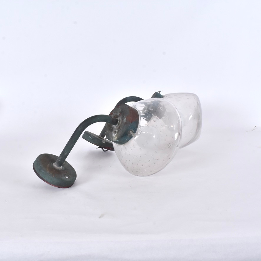 YTTERBELYSNING, 1-par, koppar/glas, 1900-talets andra hälft.