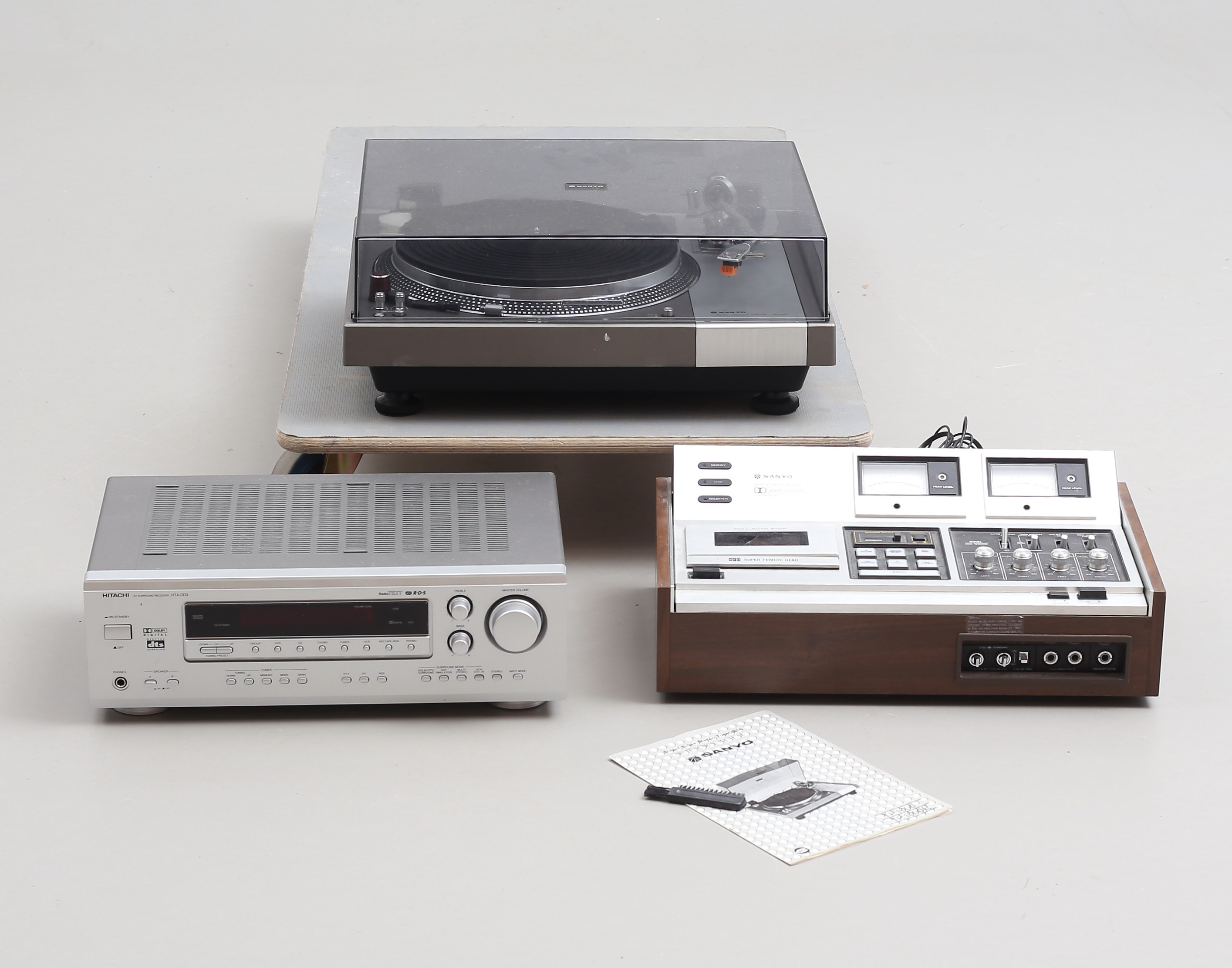 STEREODELAR, 3 st, Sanyo/Hitachi.