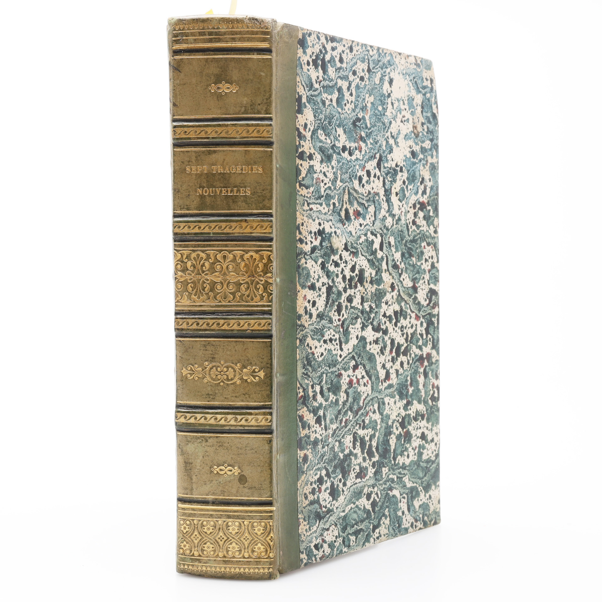 DROTTNING CHRISTINA. ALEXANDRE DUMAS D. Ä:S PJÄS STOCKHOLM, FONTAINBLEAU ET ROME OM DROTTNING CHRISTINA I FÖRSTA UPPLAGAN 1830 MED EN (KAPAD) DEDIKATION + GUSTAVE -ADOLPH OU LA BATAILLE DE LUTSEN + FYRA ANDRA PJÄSER.