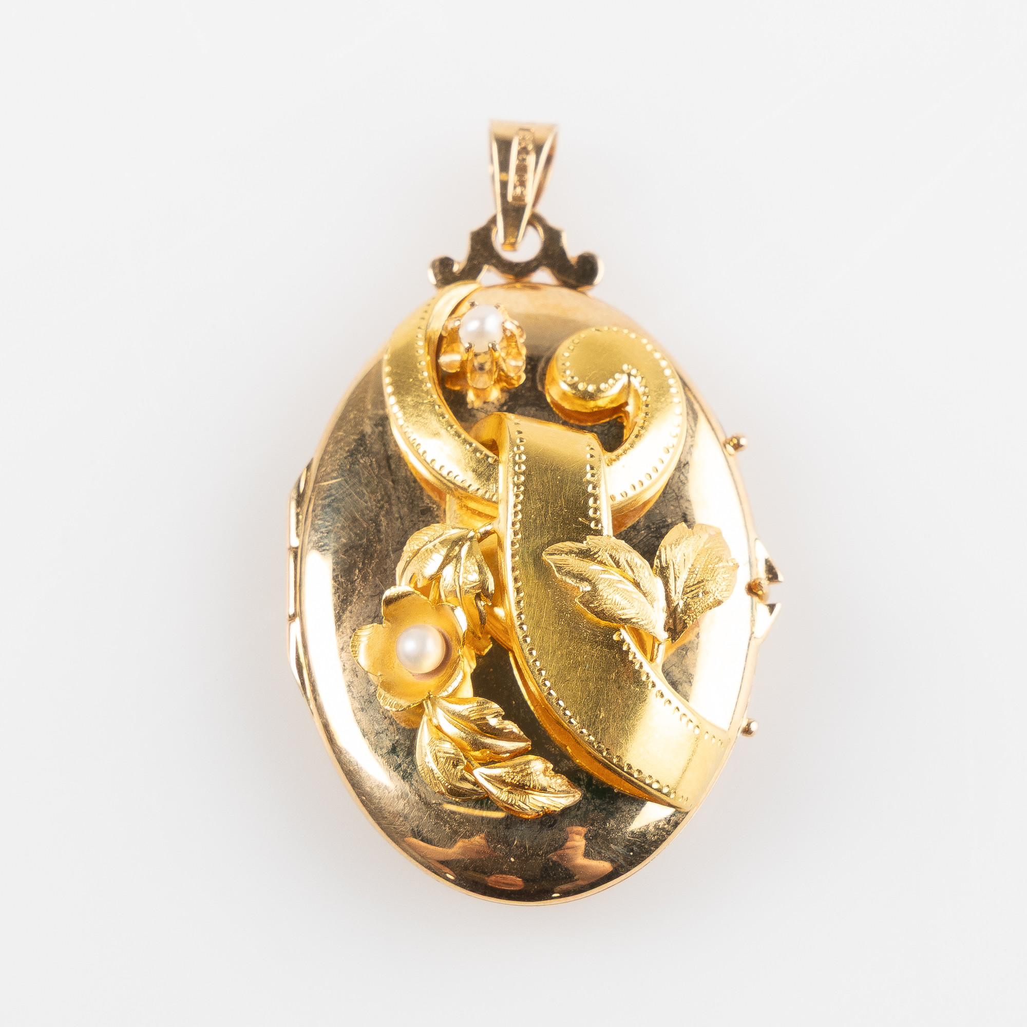 HÄNGE, 18K guld, Guldvaruaktiebolaget G. Dahlgren & Co Ab, Malmö 1949.