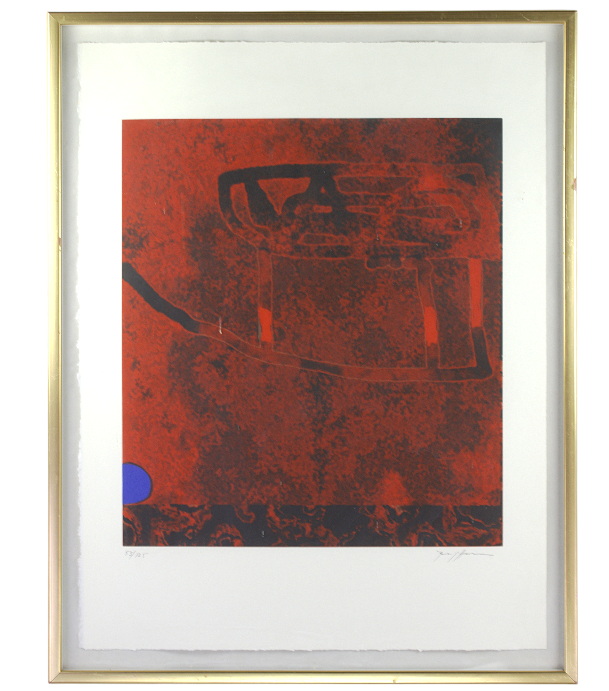 BERTIL HANSSON. Kopparetsning, 53/125, komposition, signerad.