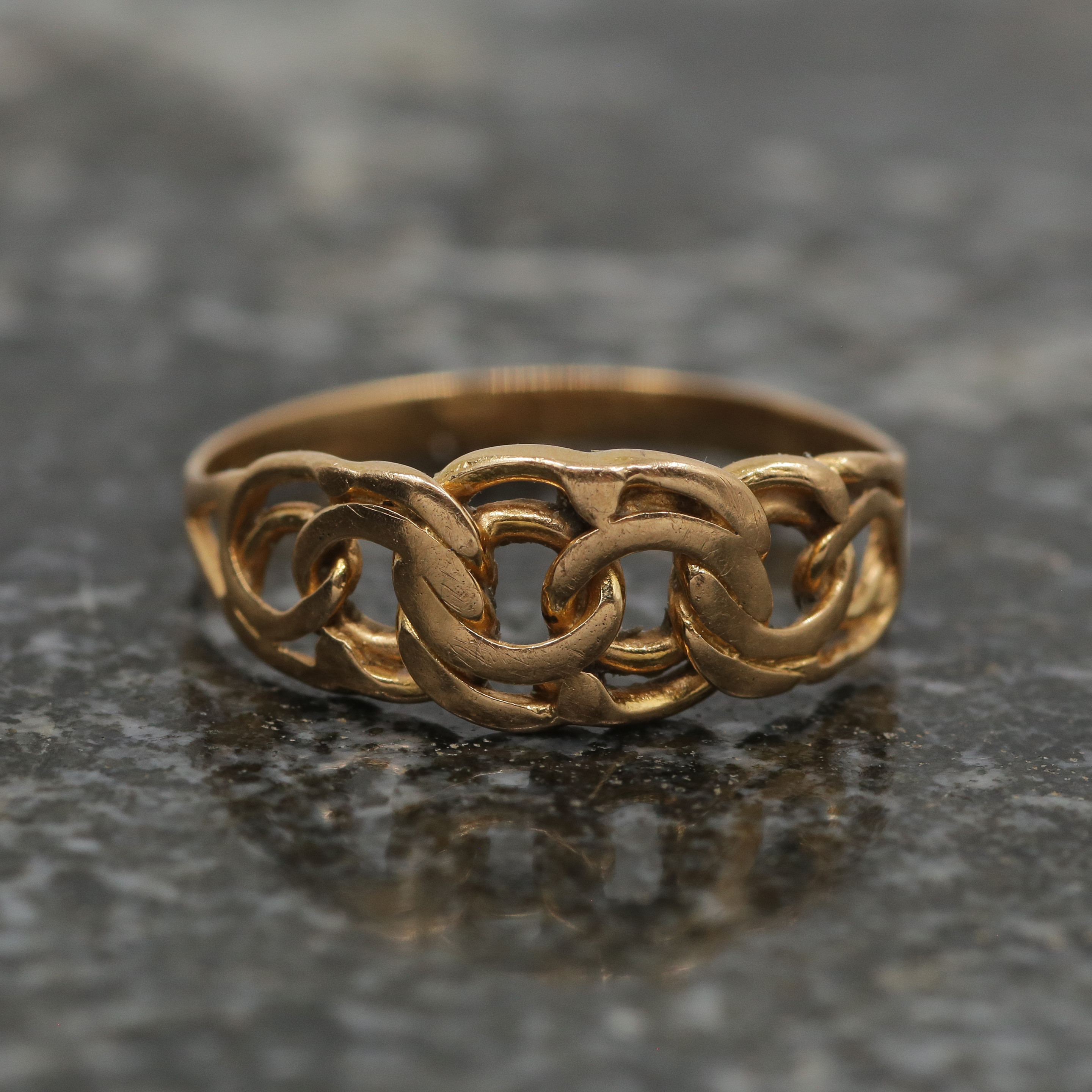 18K GULDRING "BISMARCK" SGP KÖPING.