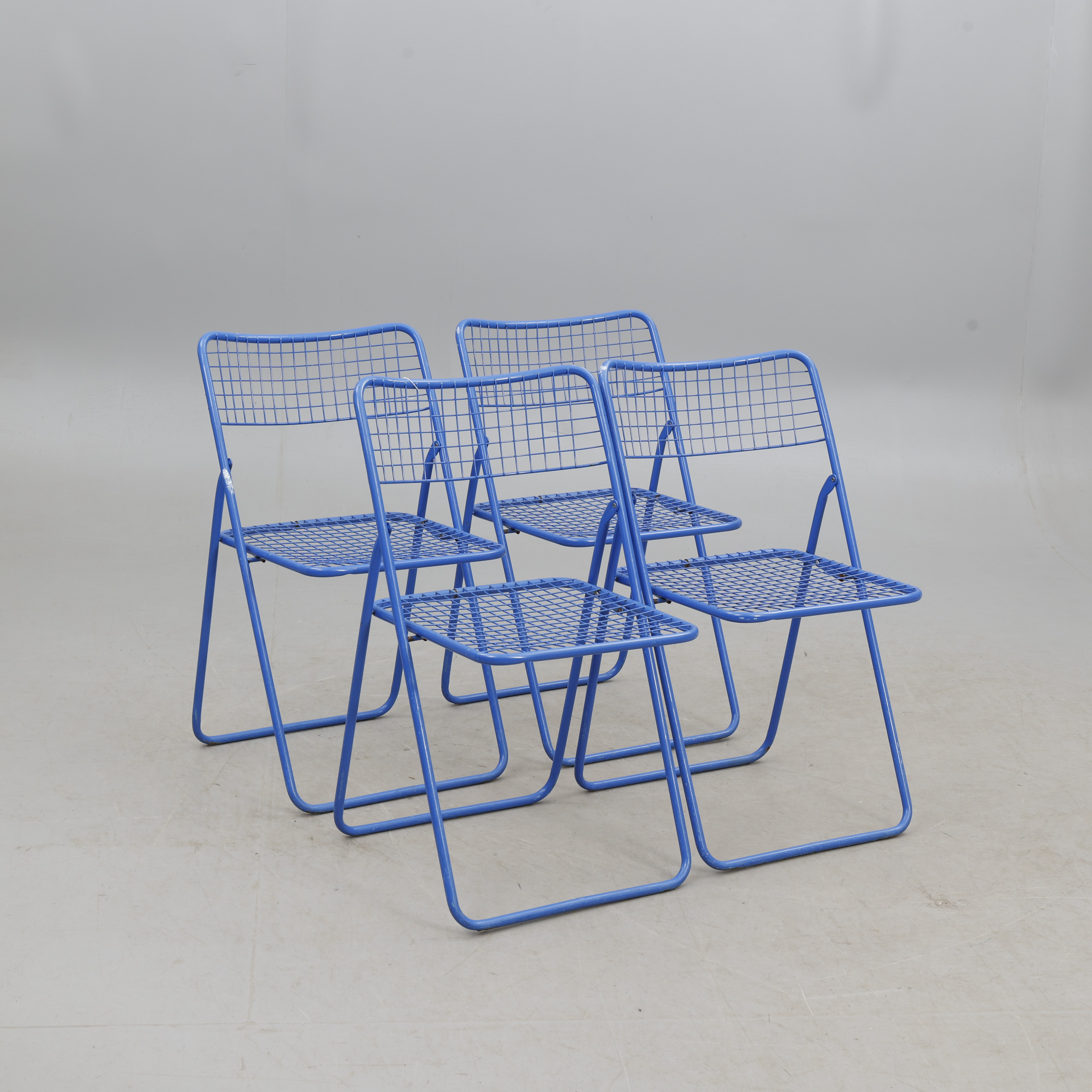 NIELS GAMMELGAARD. FÄLLSTOLAR, 4 stycken, " Tednet ", Ikea.