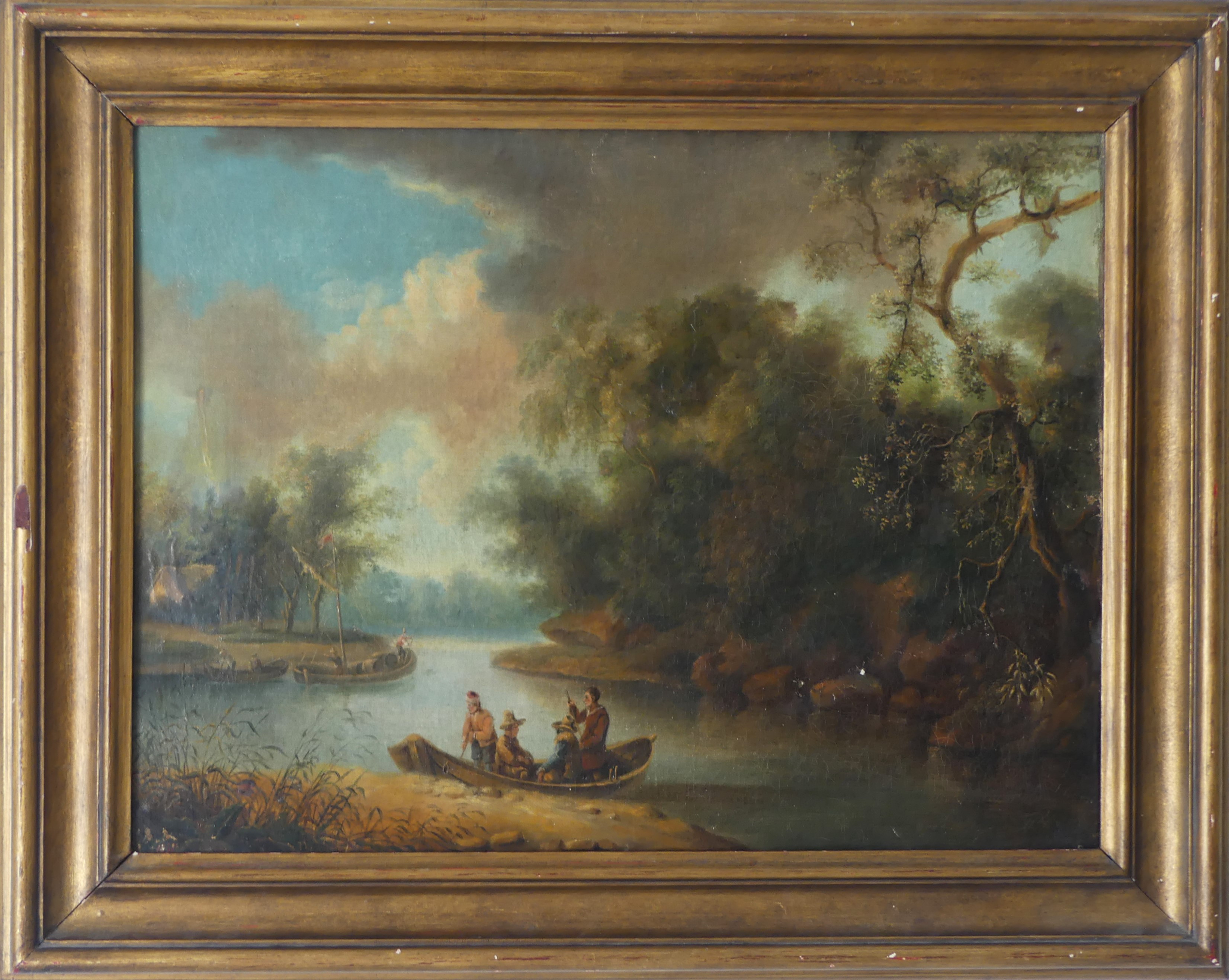 OKÄND KONSTNÄR, osignerad, märkt 1845.