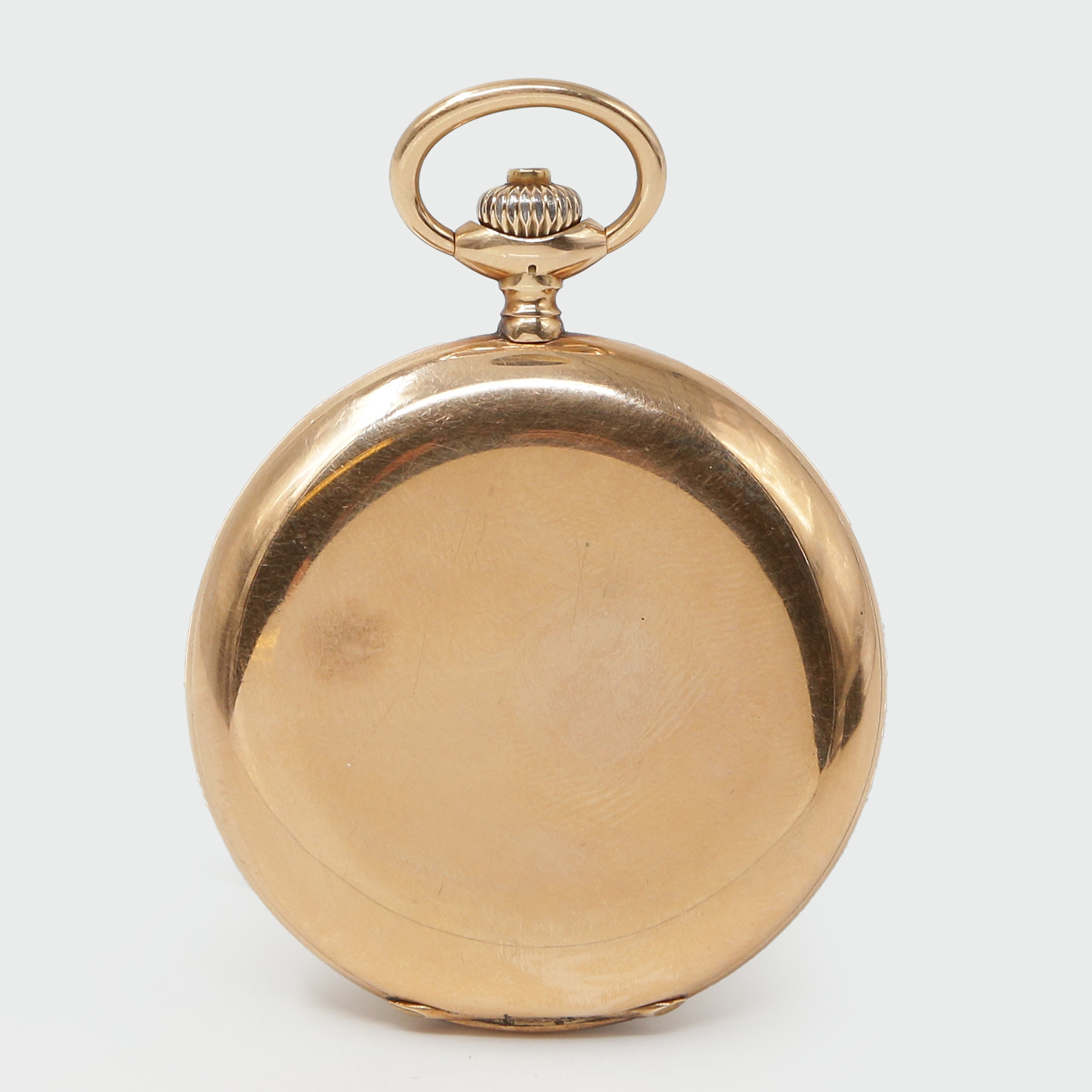 SAVONETT / FICKUR, ULYSSE NARDIN, LOCLE & GENEVE, DUBBELBOETT, 14K GULD I YTTERBOETTER.