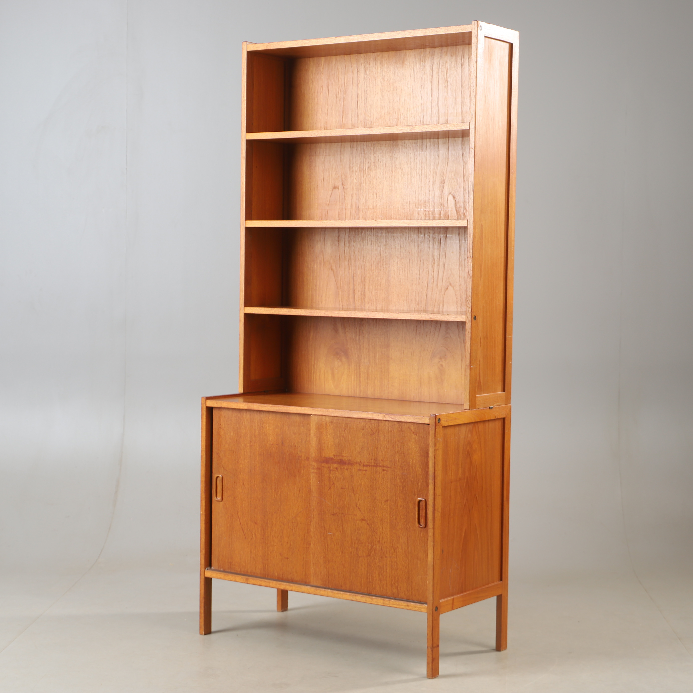 BOKHYLLA, teak/ek, IKEA, 1900-talets mitt.