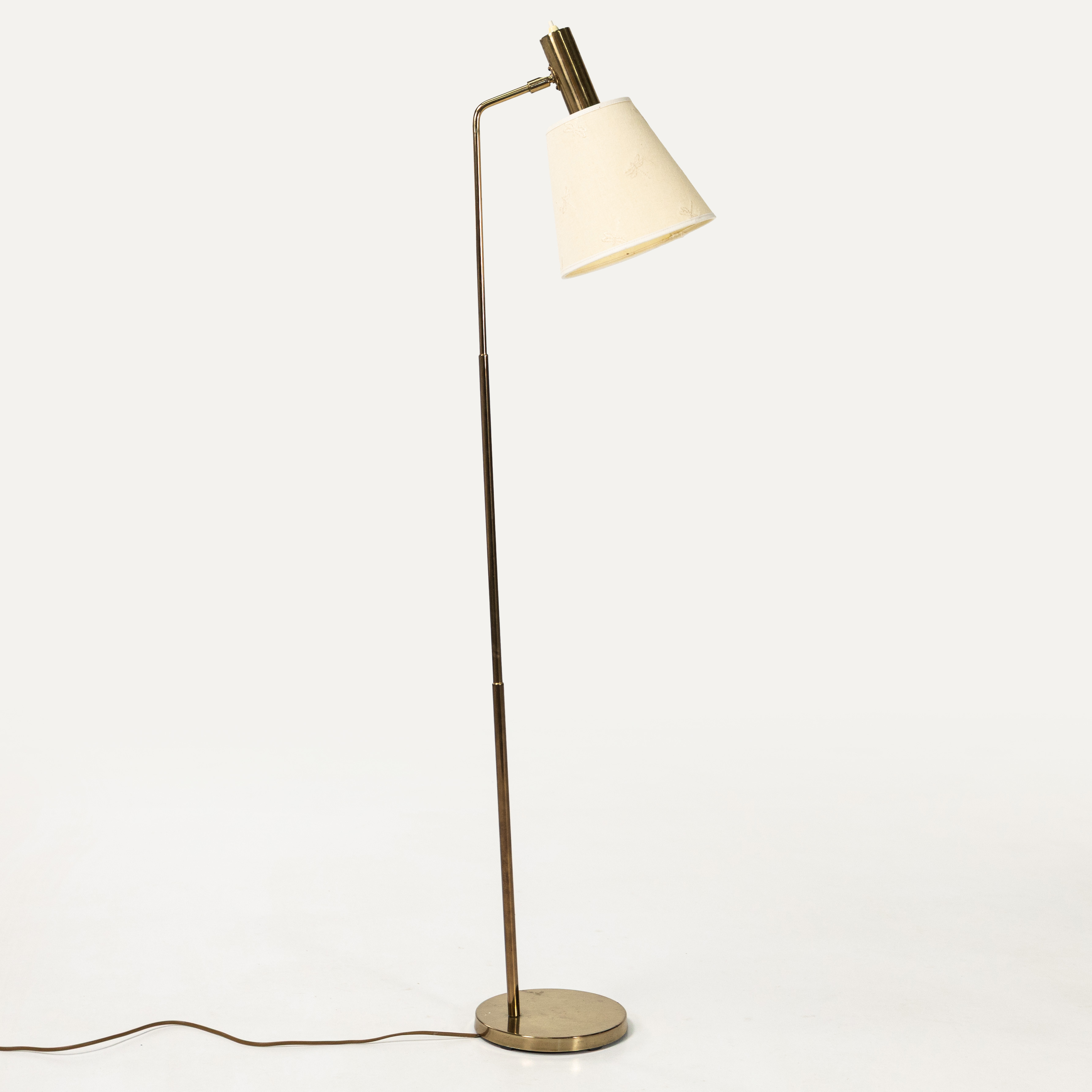 GOLVLAMPA. Mässing, "G-03", Bergbom.