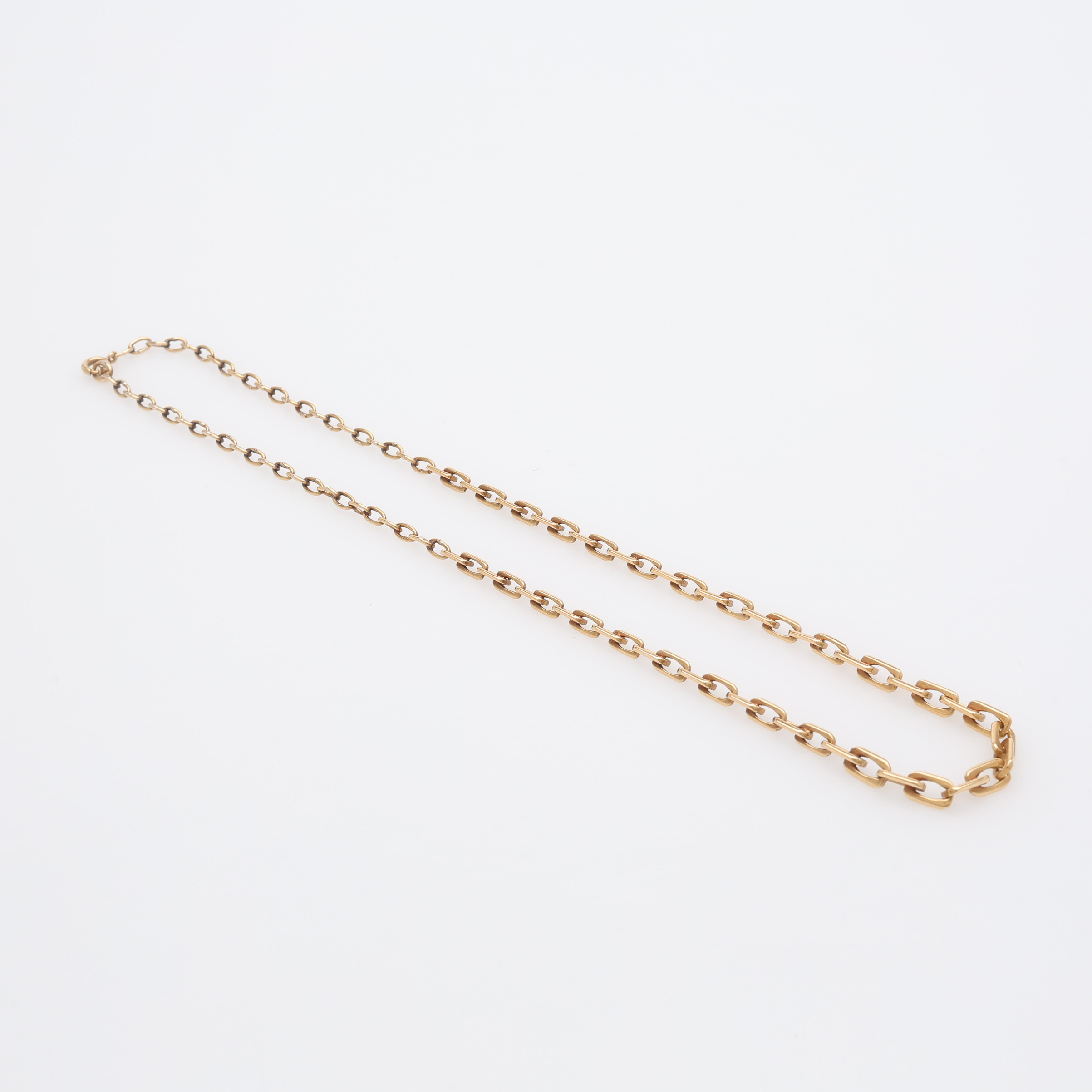 GULDCOLLIER 18K, DOSERAD ANKARLÄNK, 15,2 G.