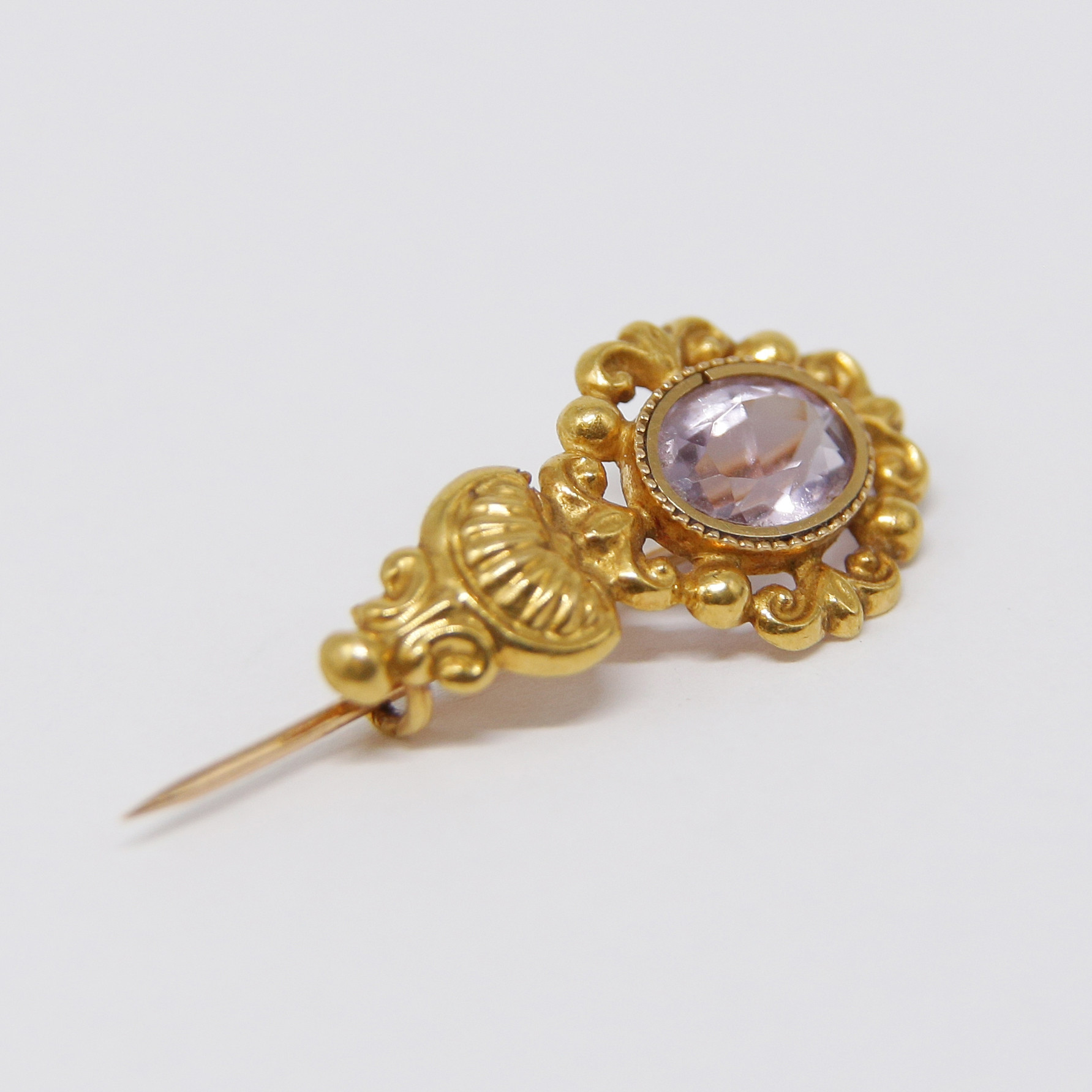 18K GULDBROSCH, 1800-TAL.