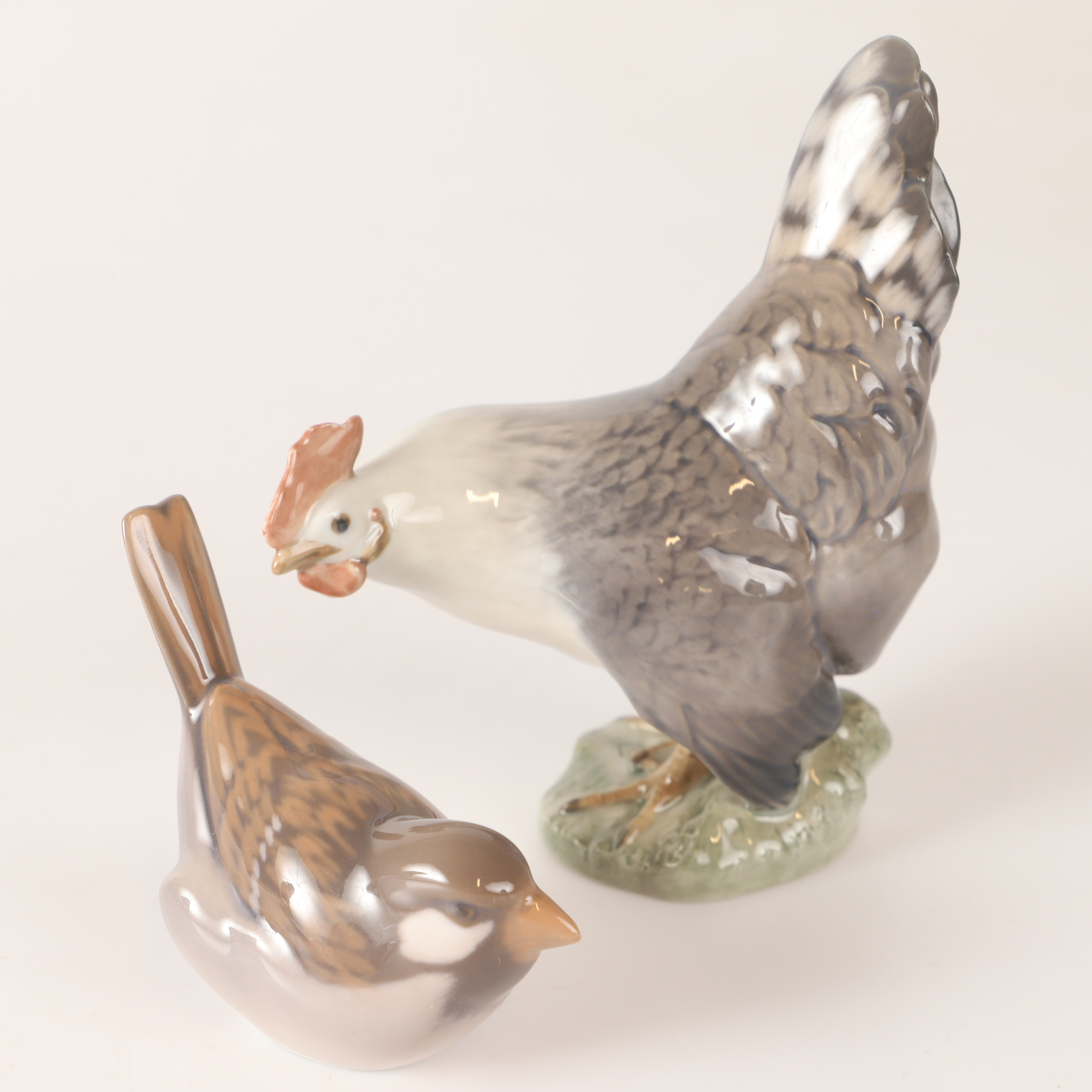 FIGURINER, 2 stycken, porslin, Royal Copenhagen, Danmark.