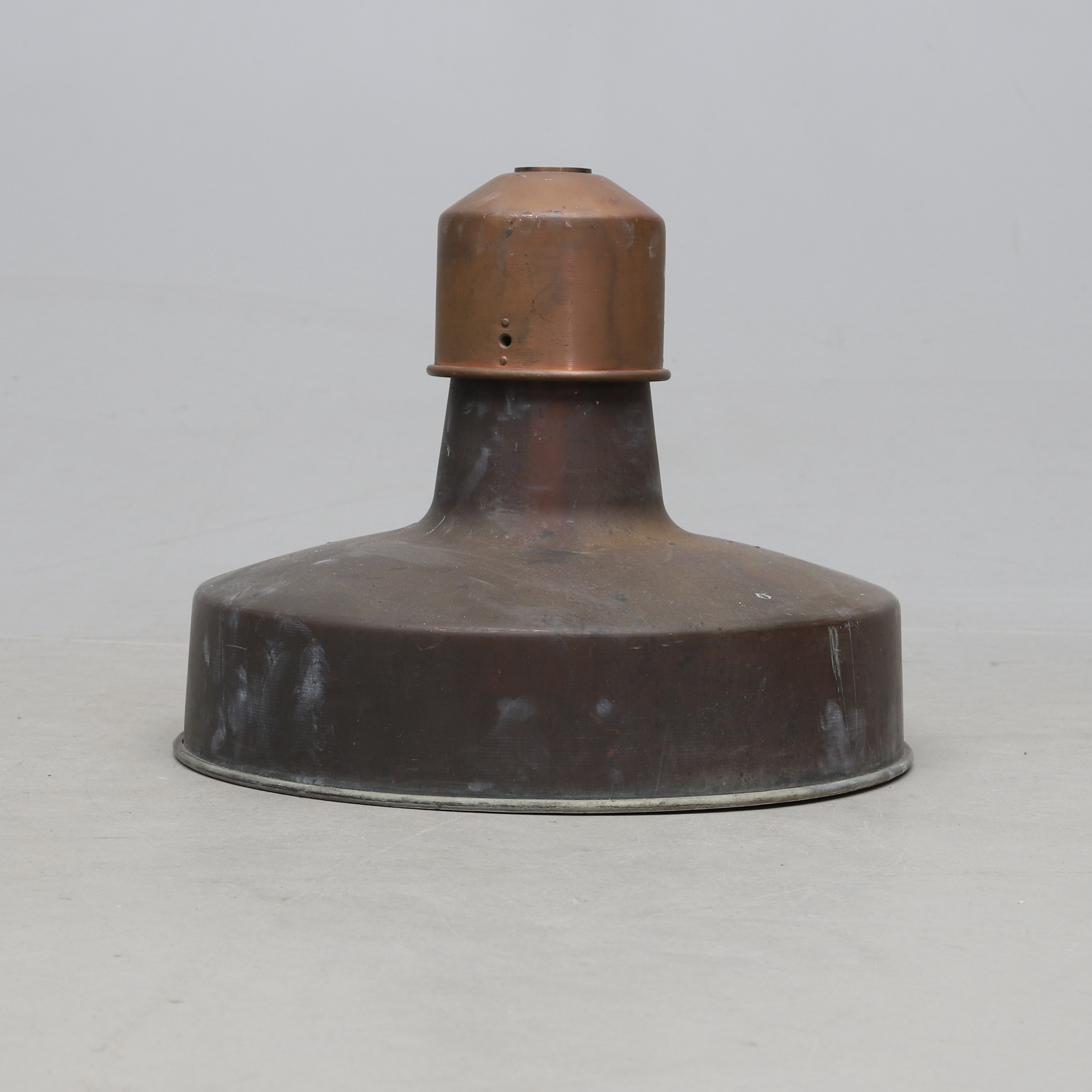 LAMPA, bangårdsarmatur, Bröderna Malmströms metallvarufabrik, koppar, industrimodell, 1900-tal.
