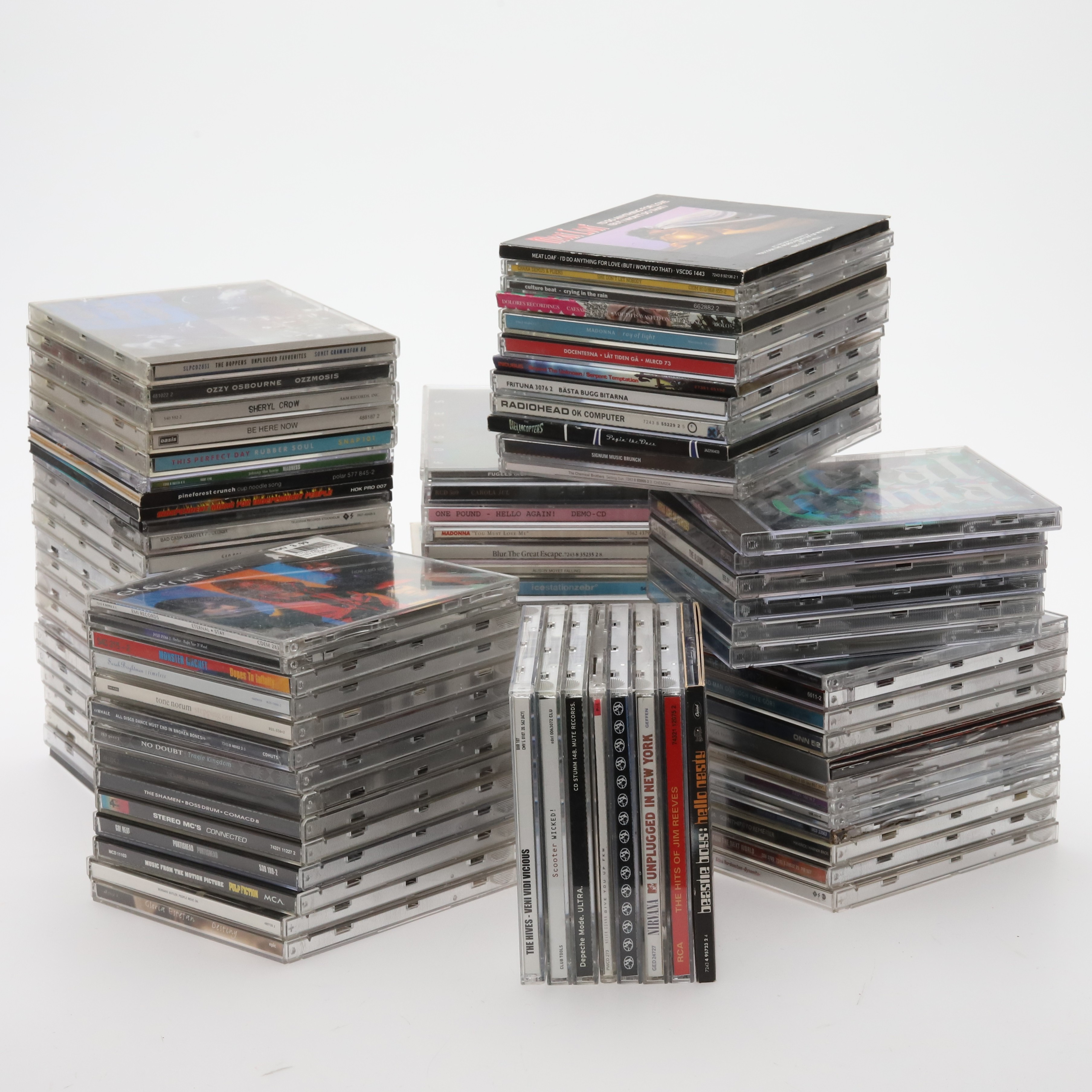 CD-SKIVOR, pop/rock, ca 1990/2000-tal, ca 100 st.