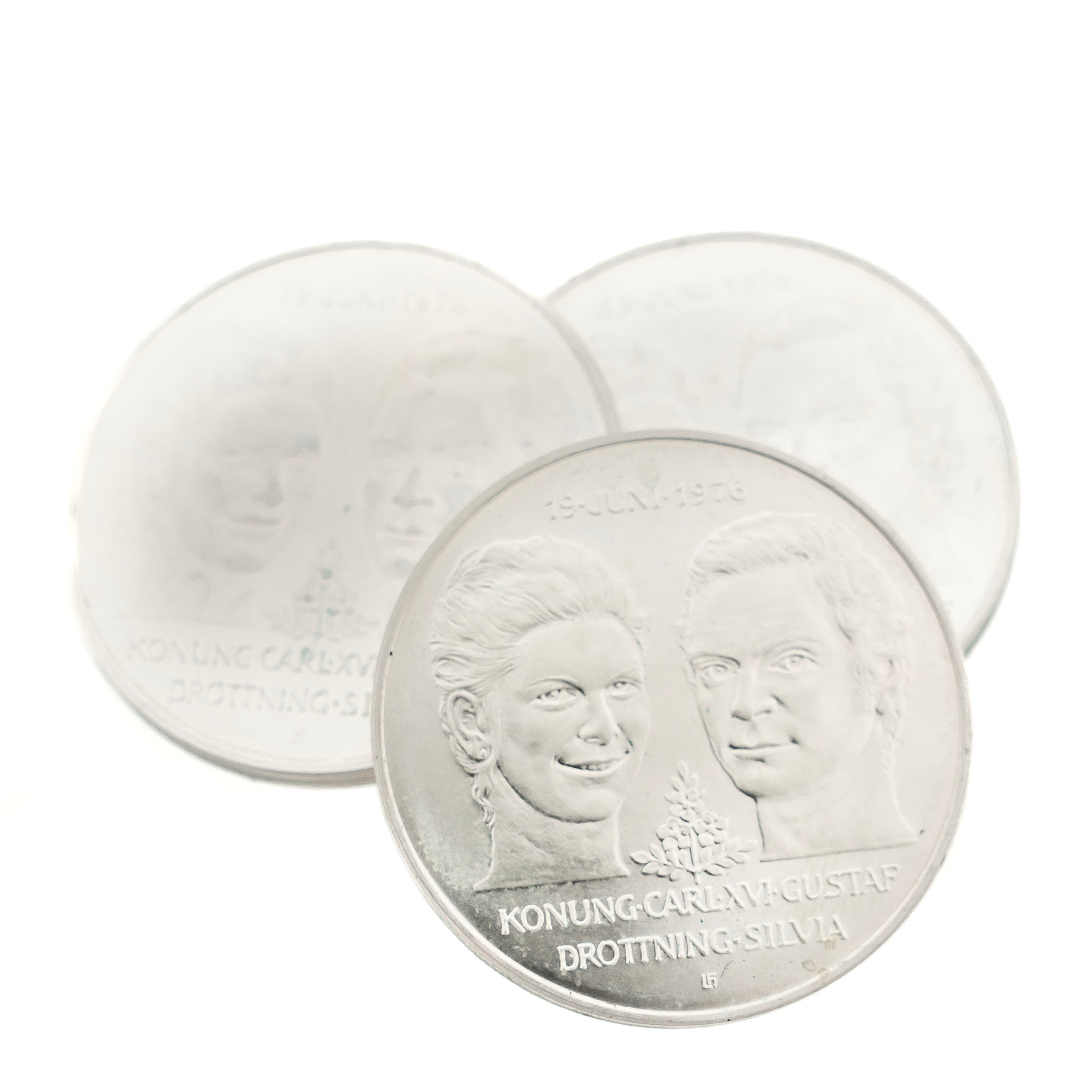 FEMTIOKRONOR. Silver 1975-1976 (3st).