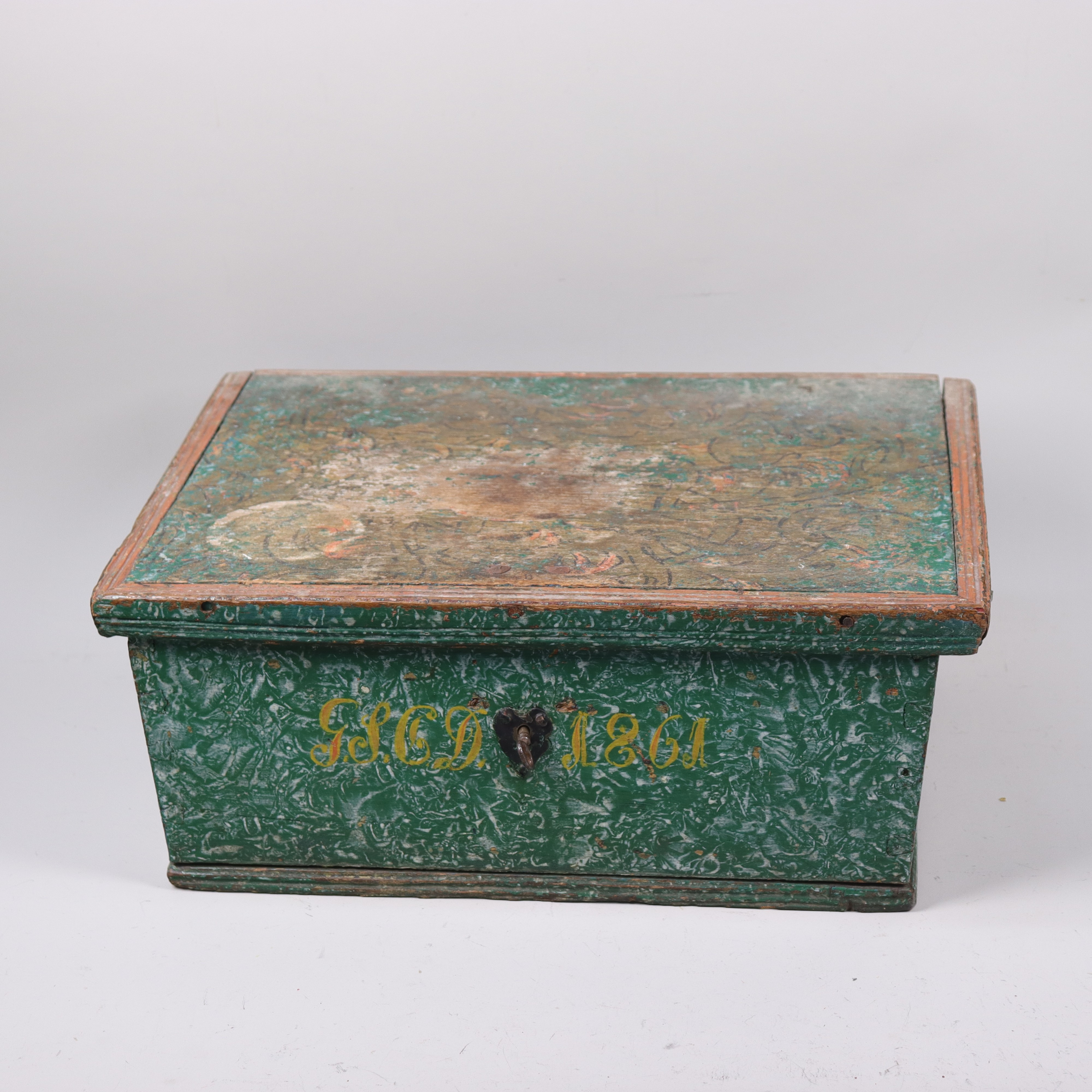 SKRIN, allmoge, daterad 1861.