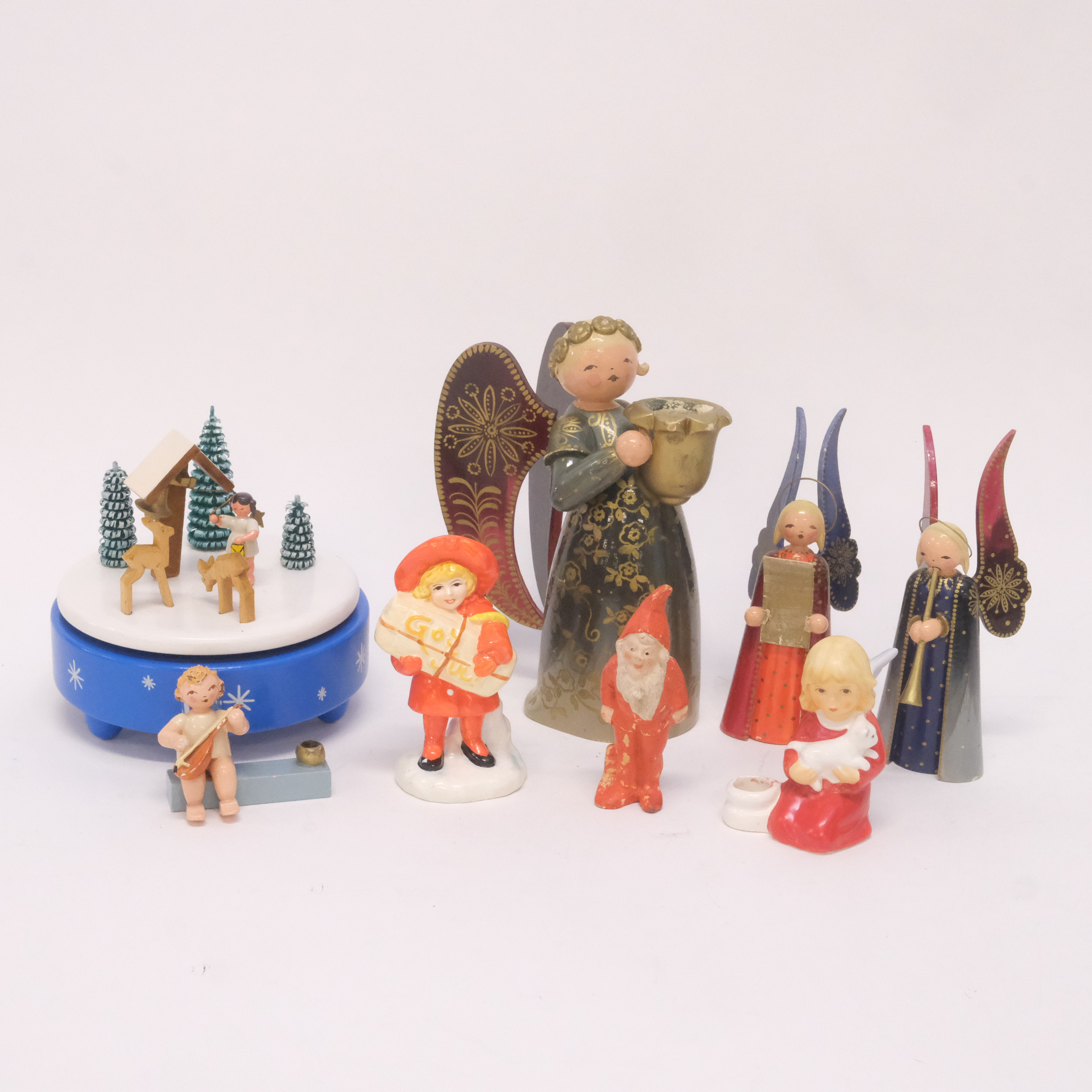 ERZGEBIRGE ÄNGLAR, TOMTE MM.