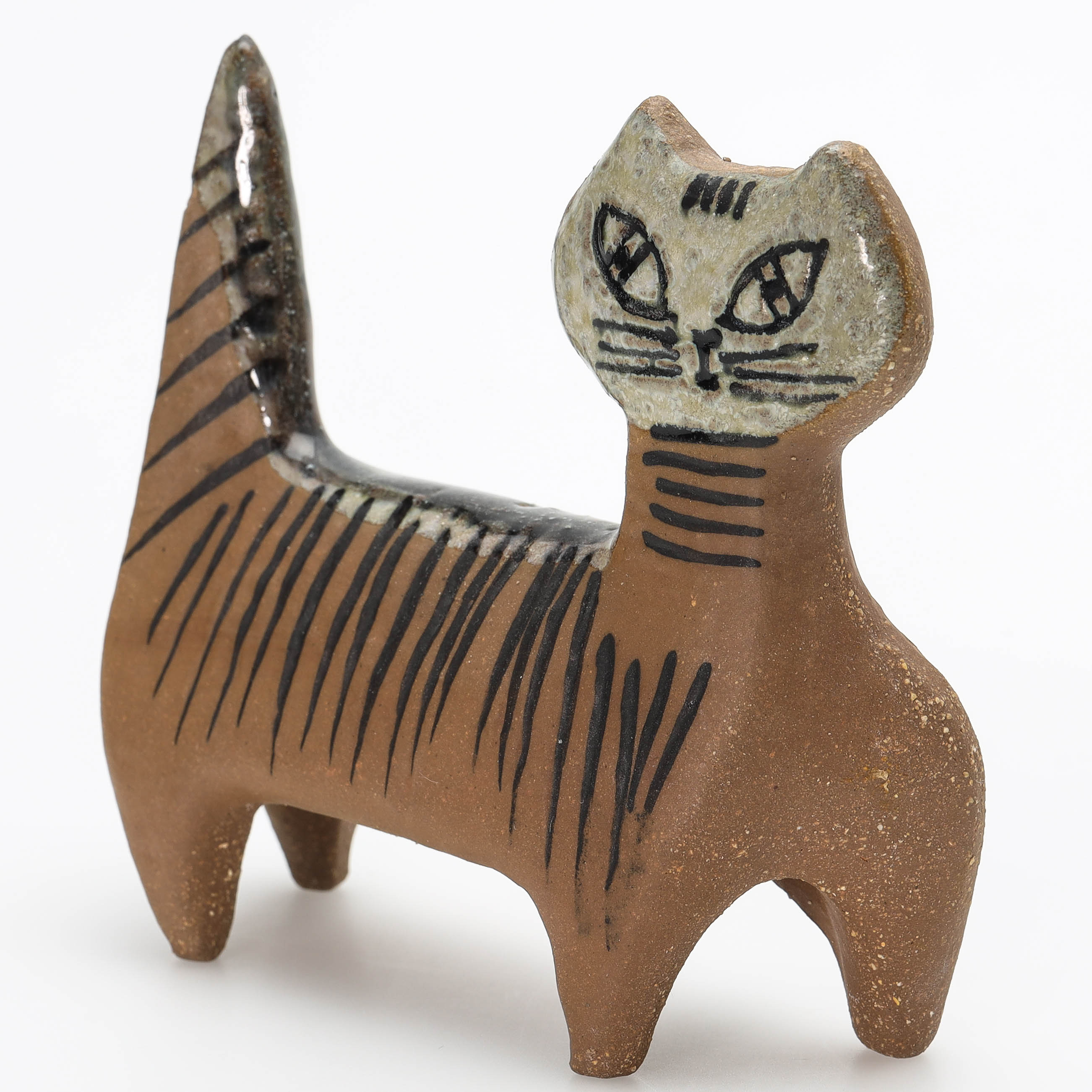 LISA LARSON. Figurin, katt ur serien "Lilla zoo", Gustavsberg.