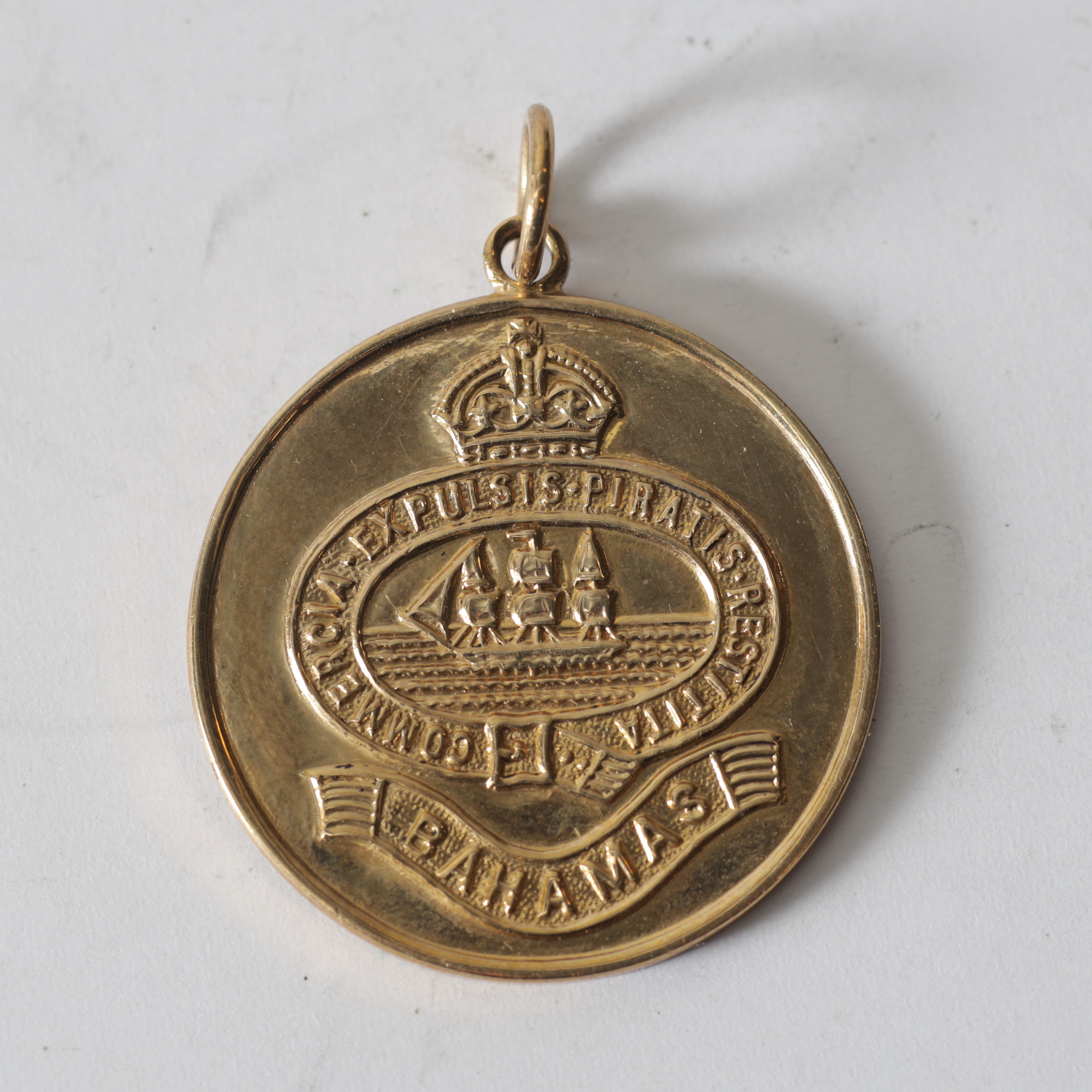 HÄNGE, 9K guld, Payton, Pepper & Sons Ltd., Birmingham. Totalvikt ca 9,5 gram.