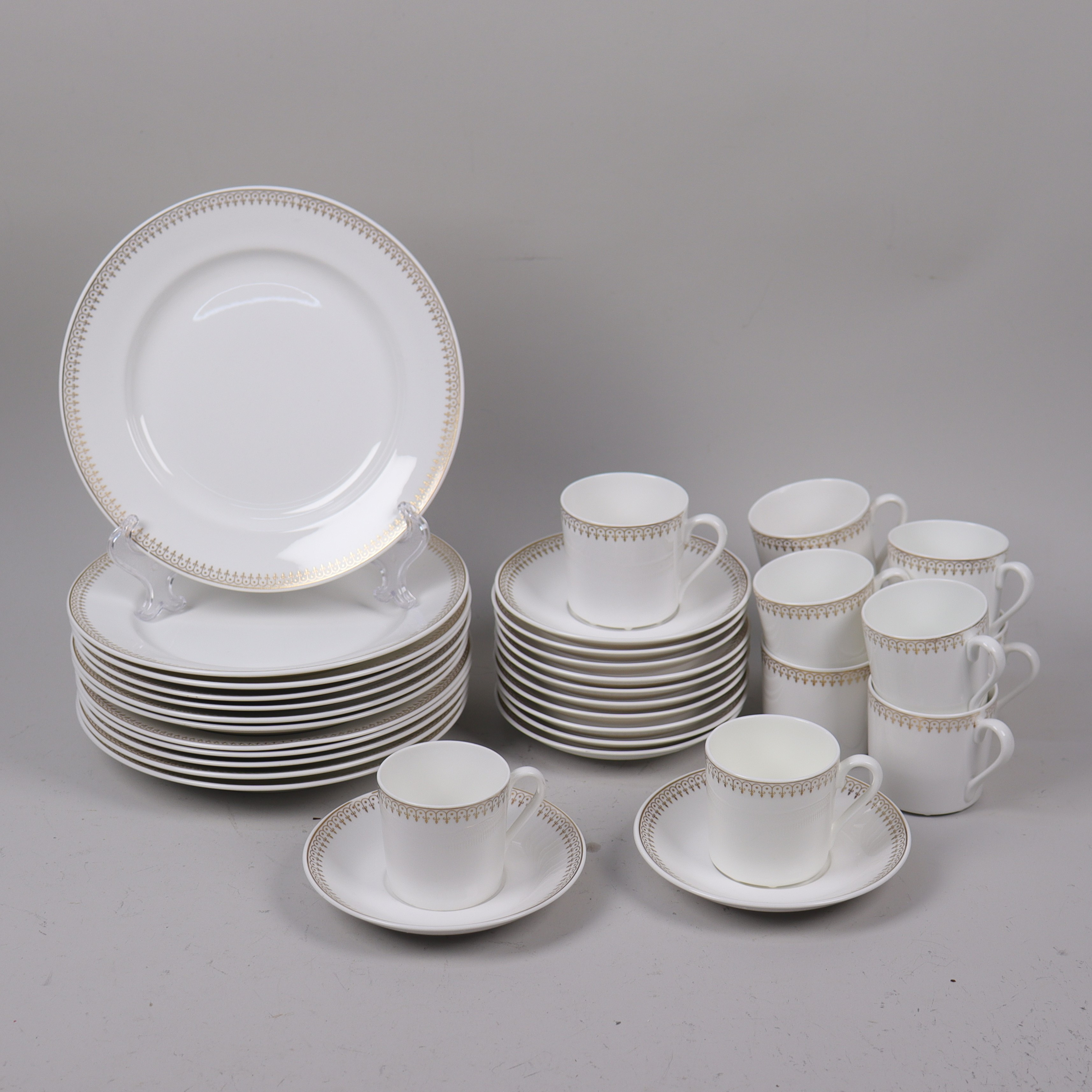 KAFFESERVIS, Gustavsberg, benporslin.