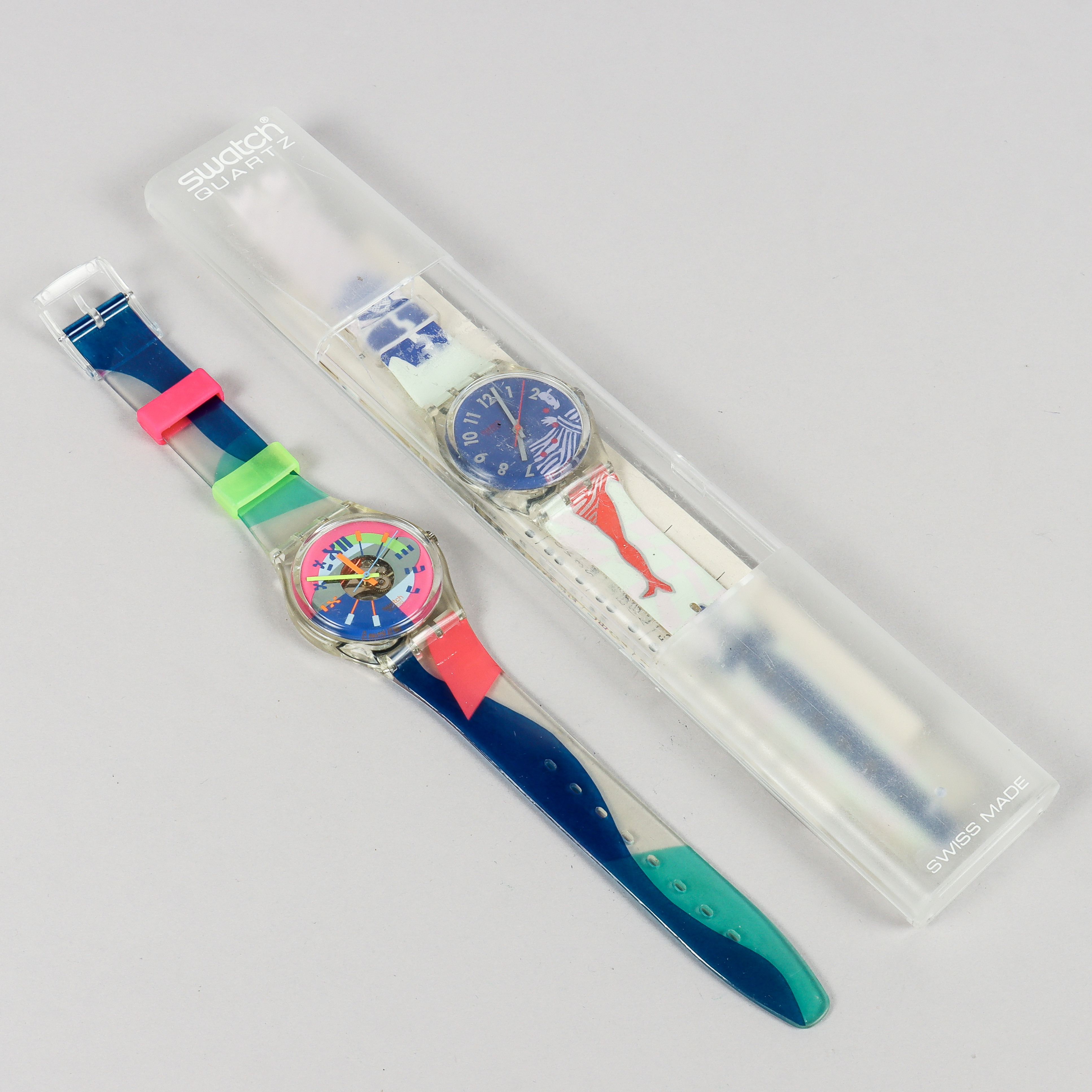 ARMBANDSUR 2 stycken, Swatch Quartz.