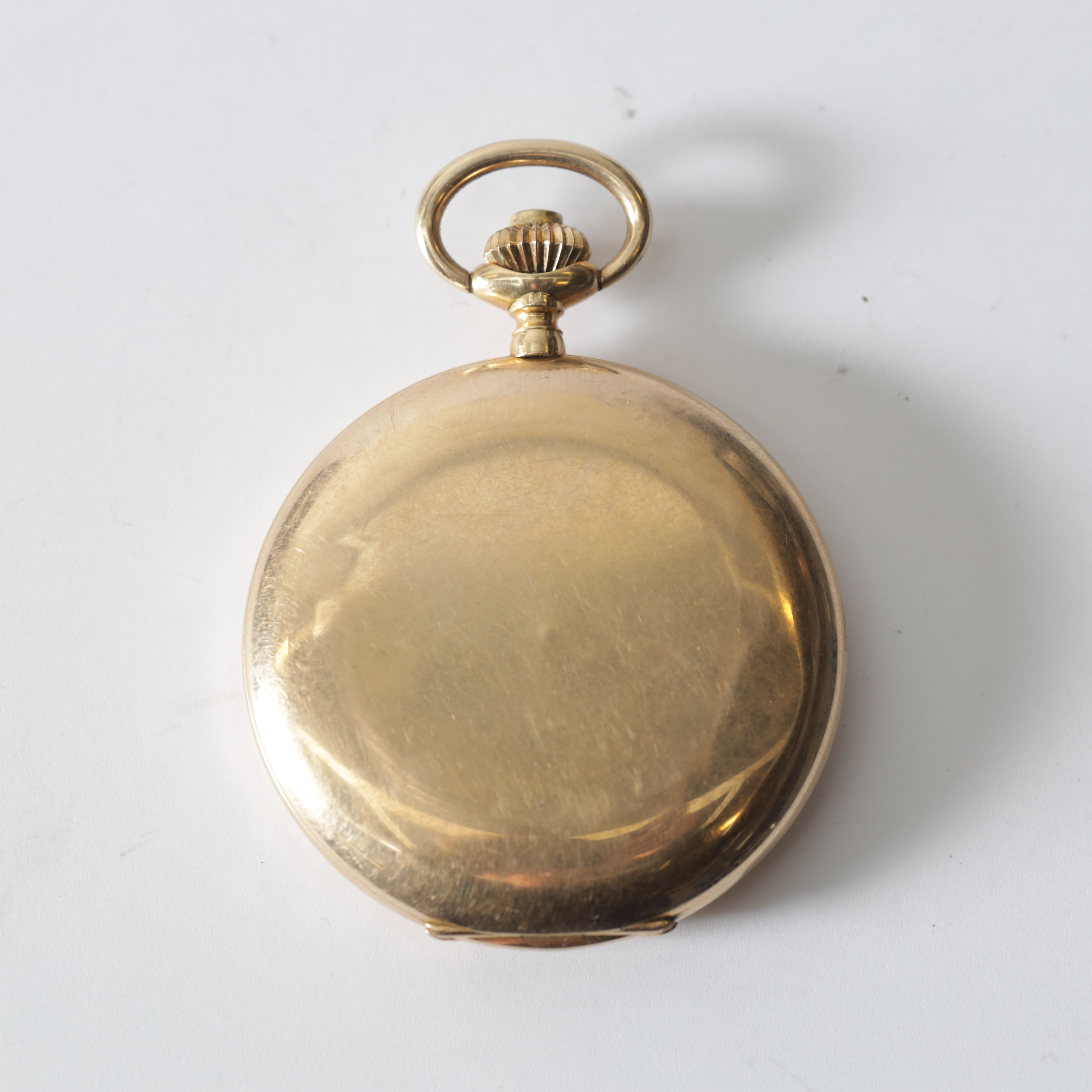 SAVONETT, 14K guld, Monark, Ch. F. Tissot & Fils, Locle, 1900-talets början. Totalvikt ca 71,9 gram.