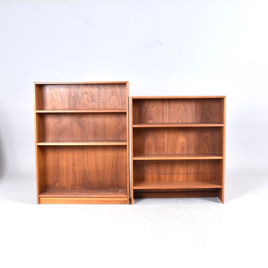 BOKHYLLOR, 2 st, teak, 1960-70-tal.