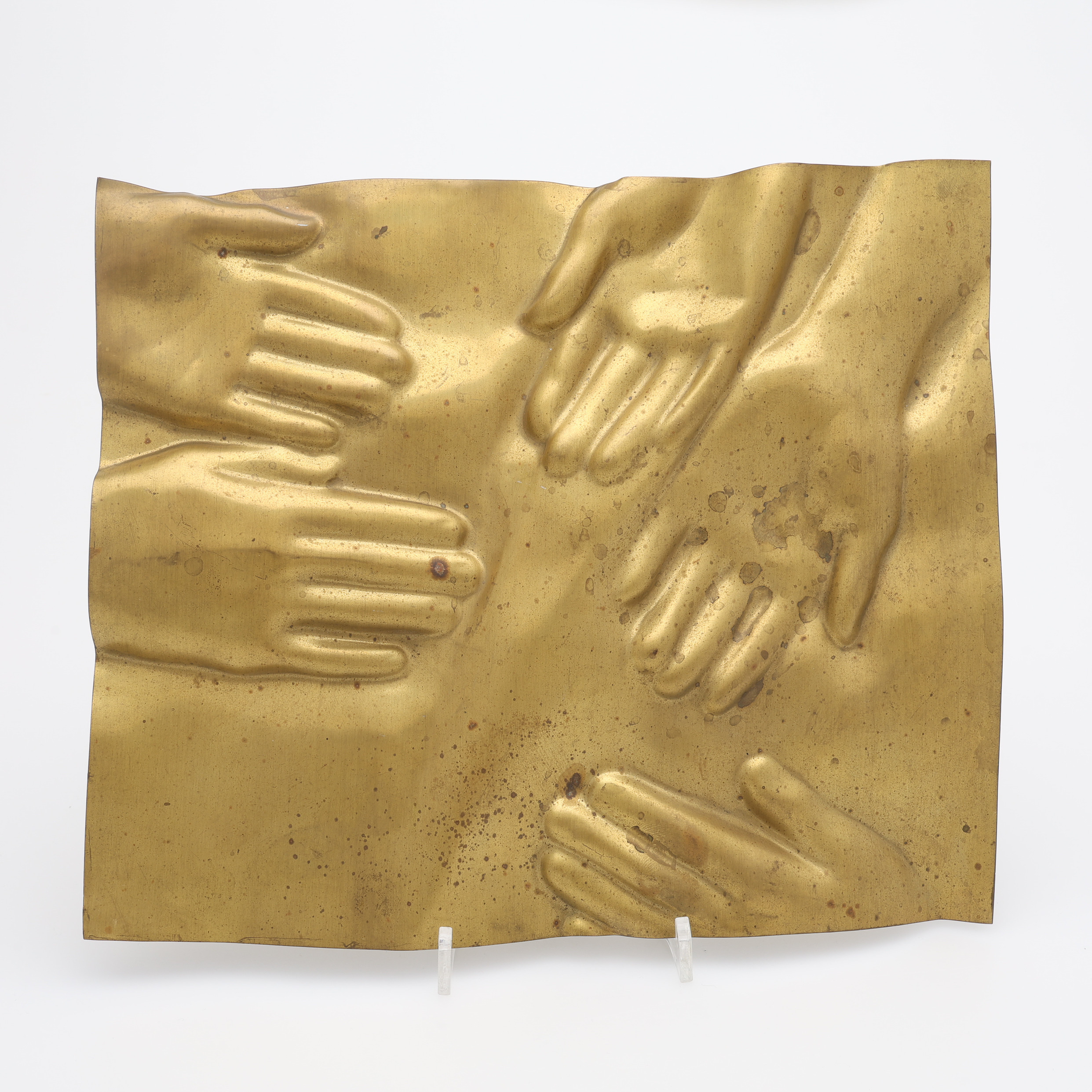 BARBRO BÄCKSTRÖM. RELIEF, "Piura", mässing, osignerad/onumrerad.