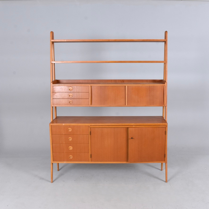 HYLLMÖBEL, teak, 1950-60-tal.