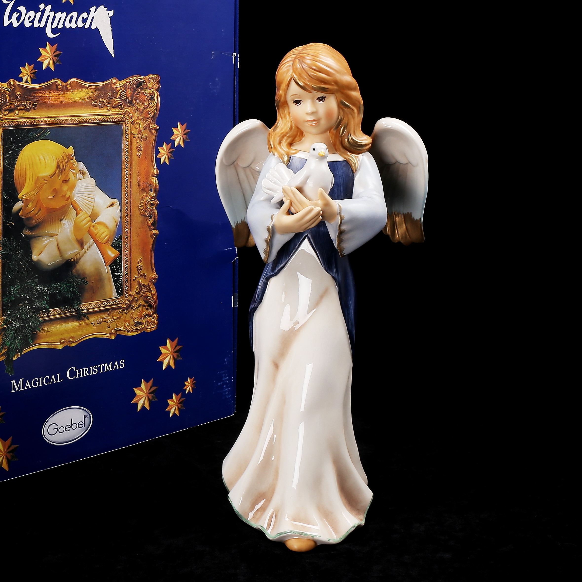 FIGURIN, ängel, porslin, Goebel, Tyskland, 1900-talets andra hälft.
