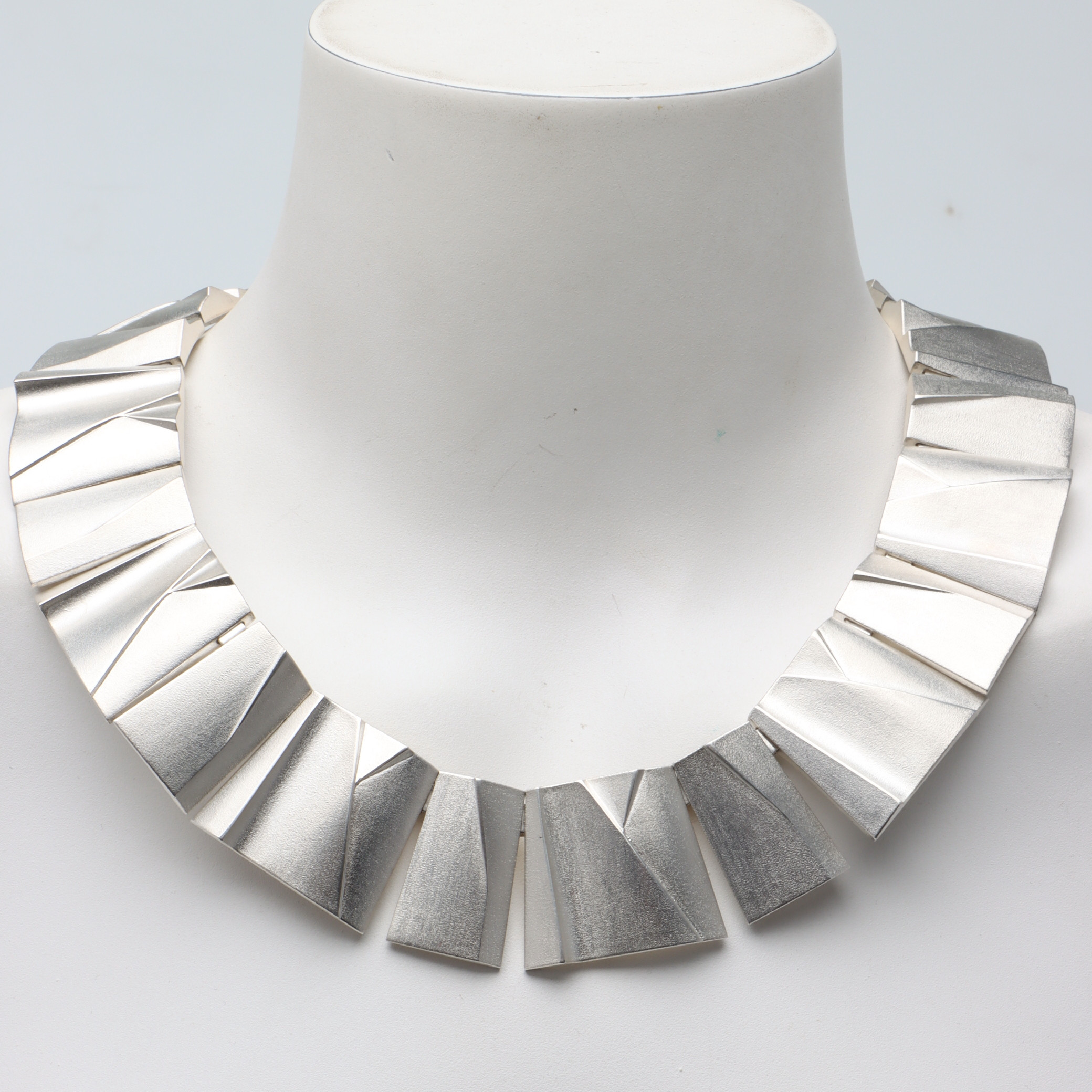 BJÖRN WECKSTRÖM. Collier, "Telone", sterlingsilver, Lapponia, Finland, 2002.