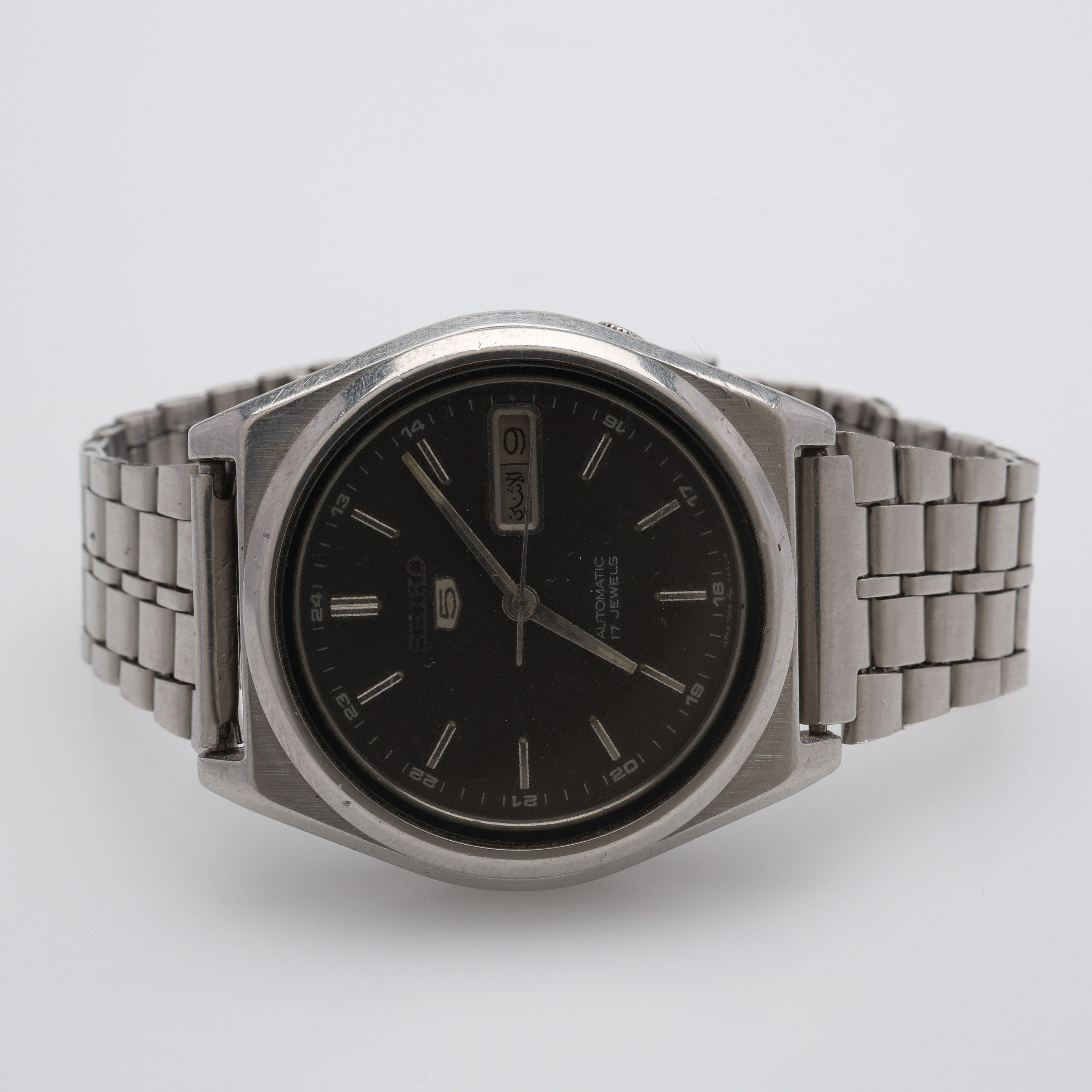 ARMBANDSUR, STÅL, SEIKO 5, AUTOMATISKT UPPDRAG.