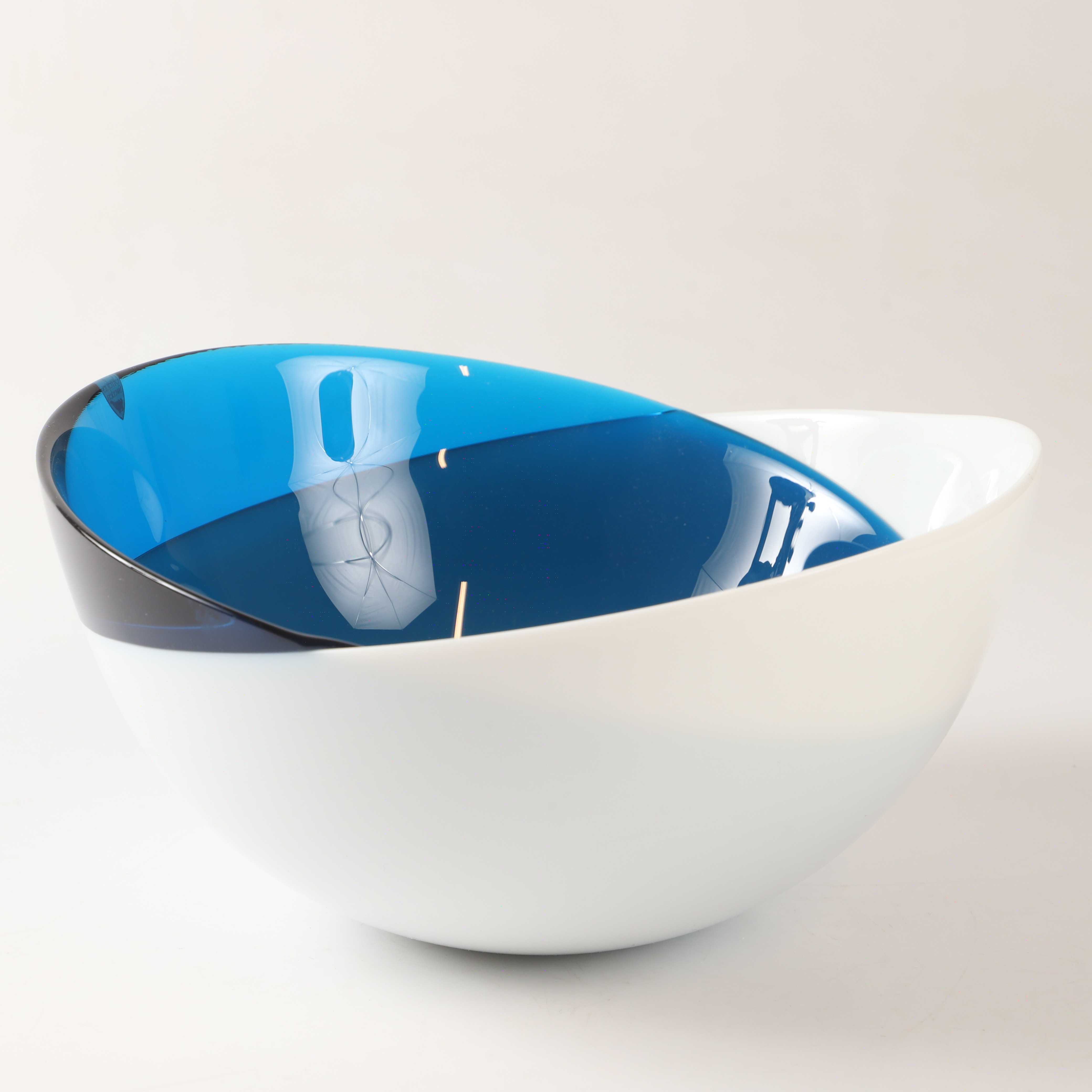 LENA BERGSTRÖM. Skål, "Calypso", glas, Orrefors.