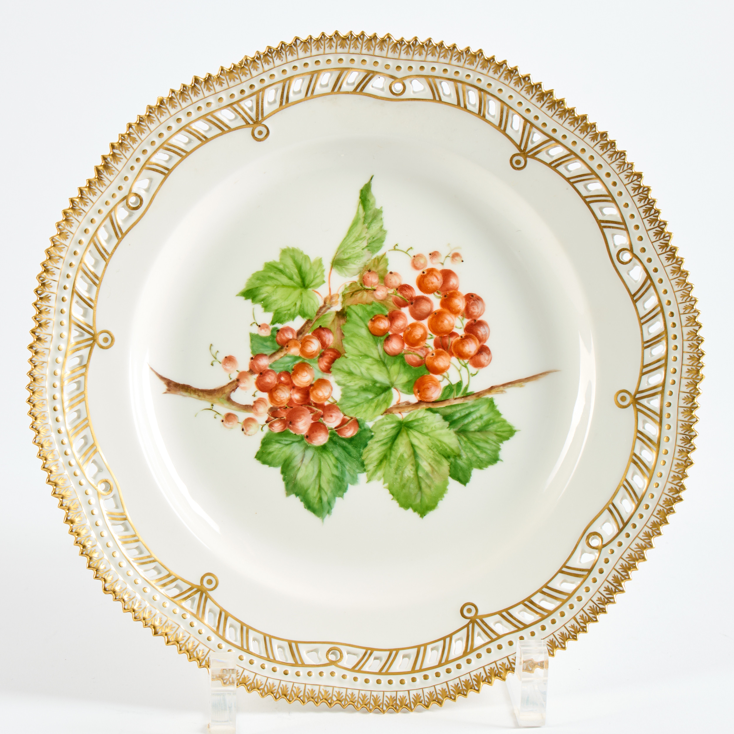 TALLRIK. "Flora Danica", Royal Copenhagen, Danmark.
