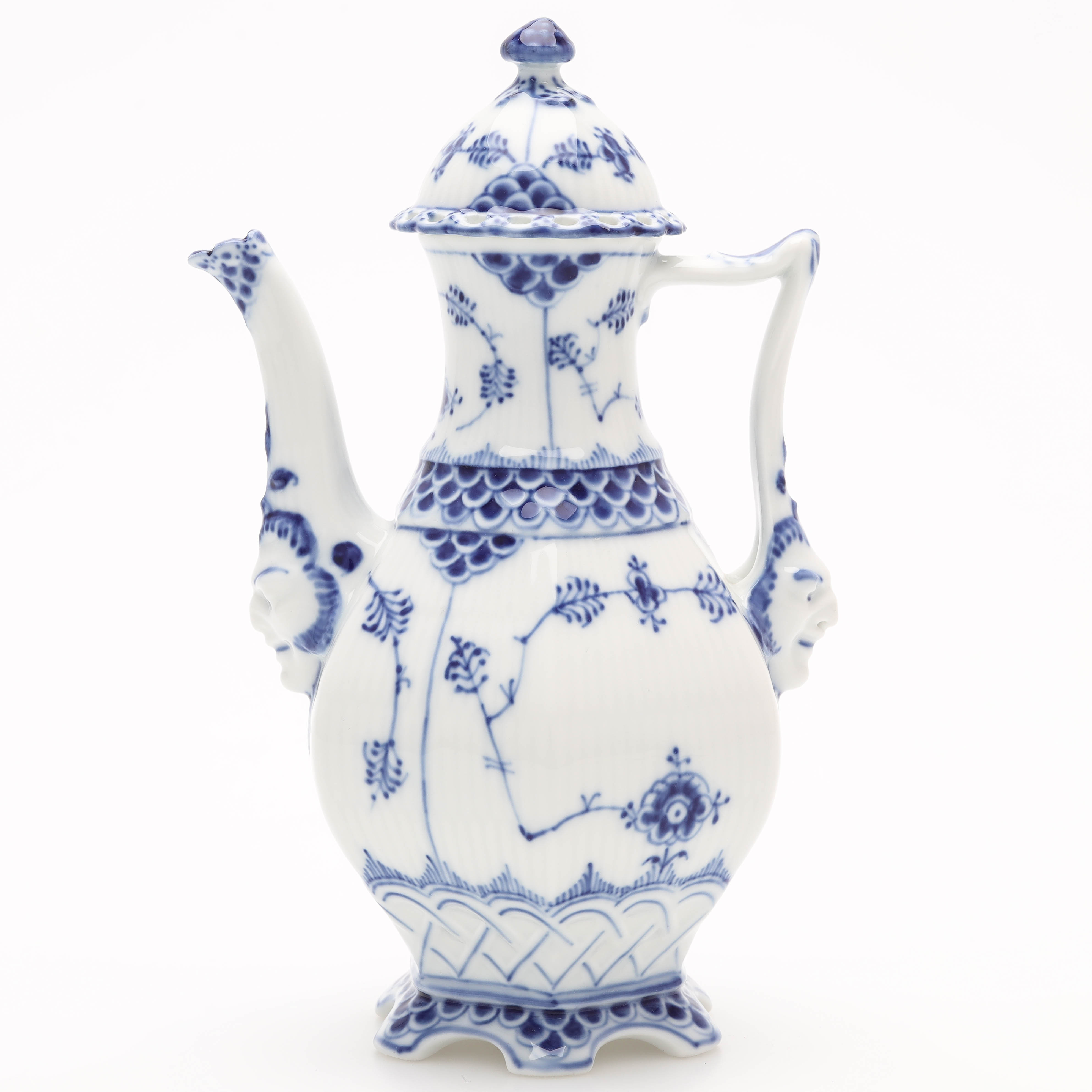 MOCKAKANNA, "Musselmalet 1/1030", 1:a sortering, Royal Copenhagen, Danmark.