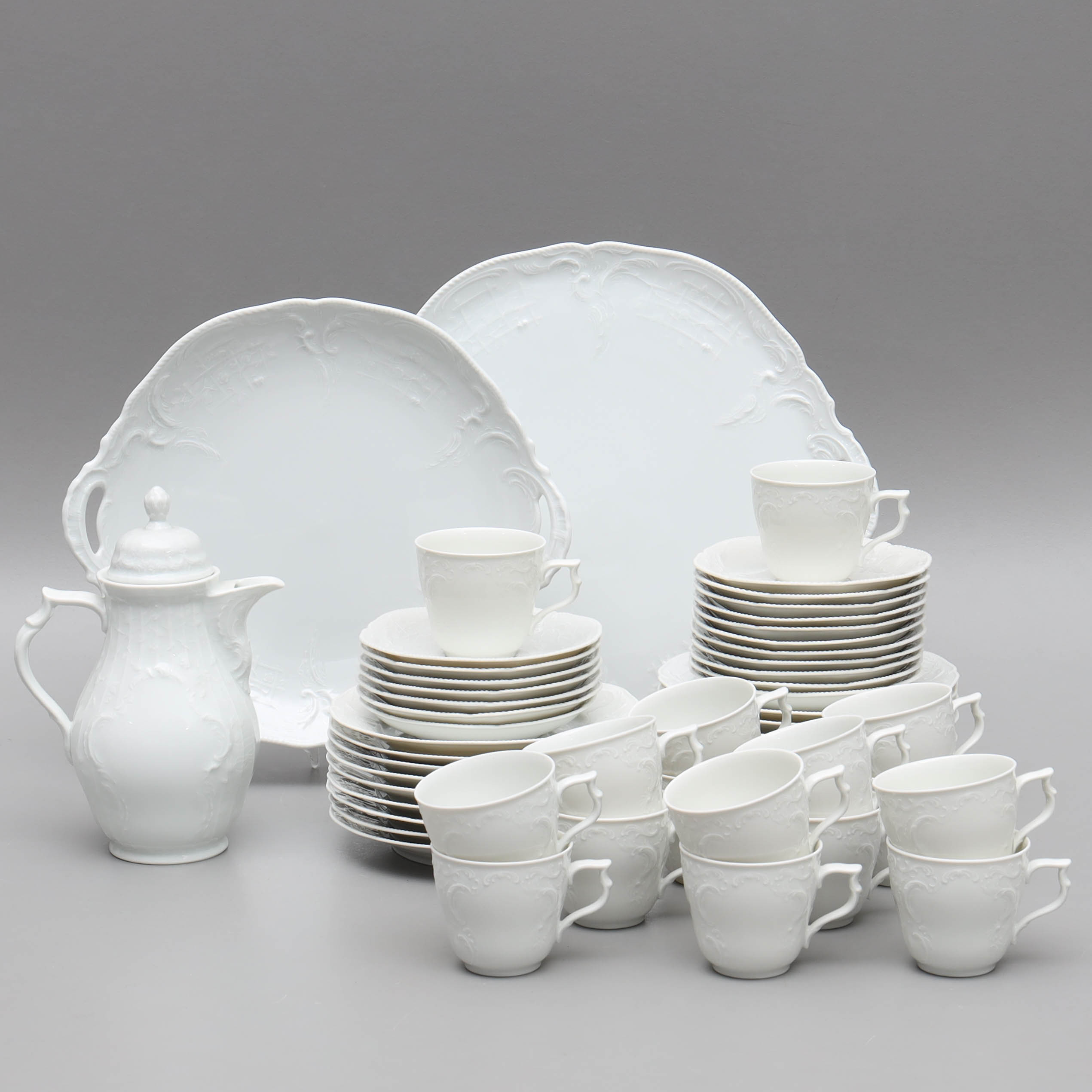 KAFFESERVIS, 55 delar, porslin, Rosenthal.